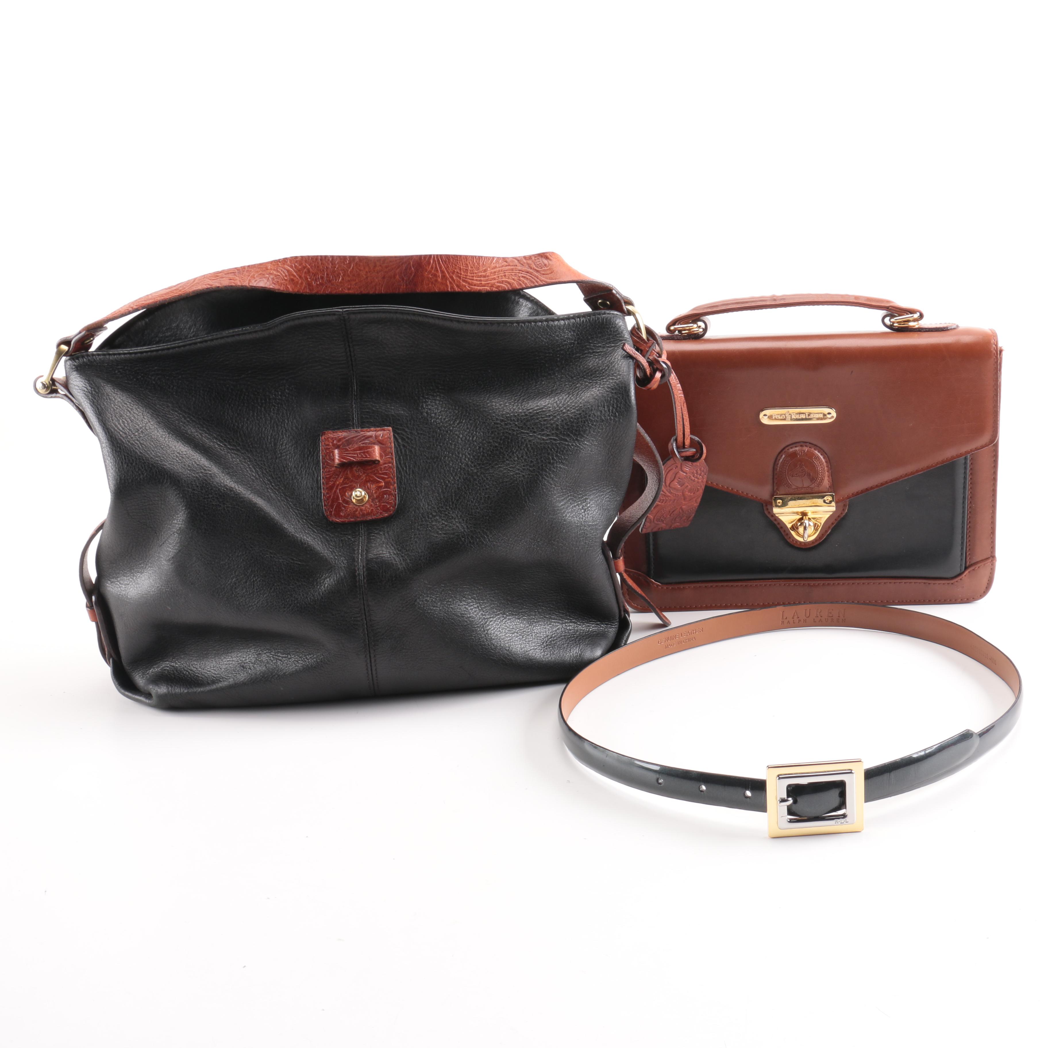 LAUREN Ralph Lauren and Polo Leather Handbags and Belt
