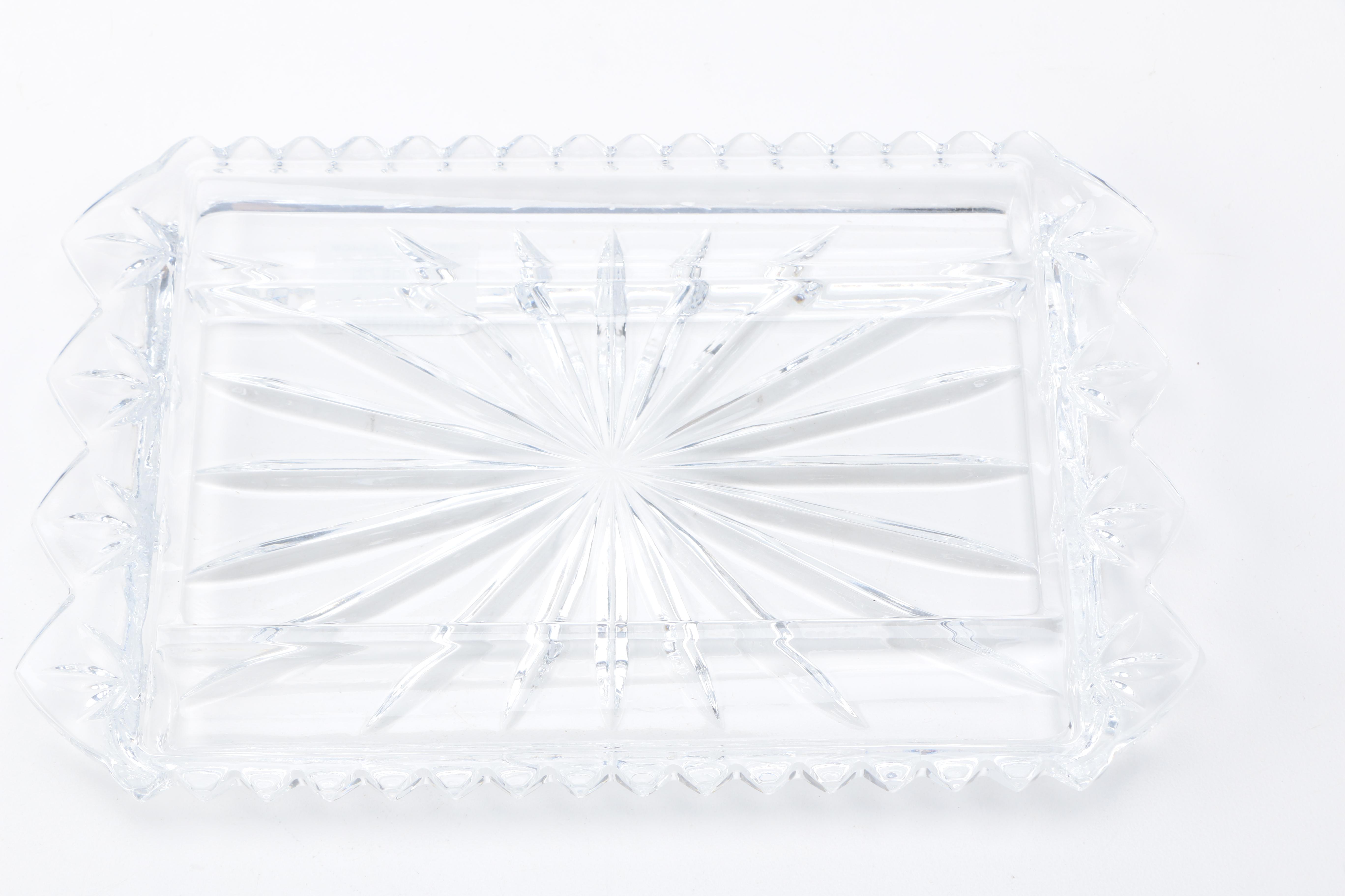 Crystal Butter Dishes Featuring Fifth Avenue "Portico"