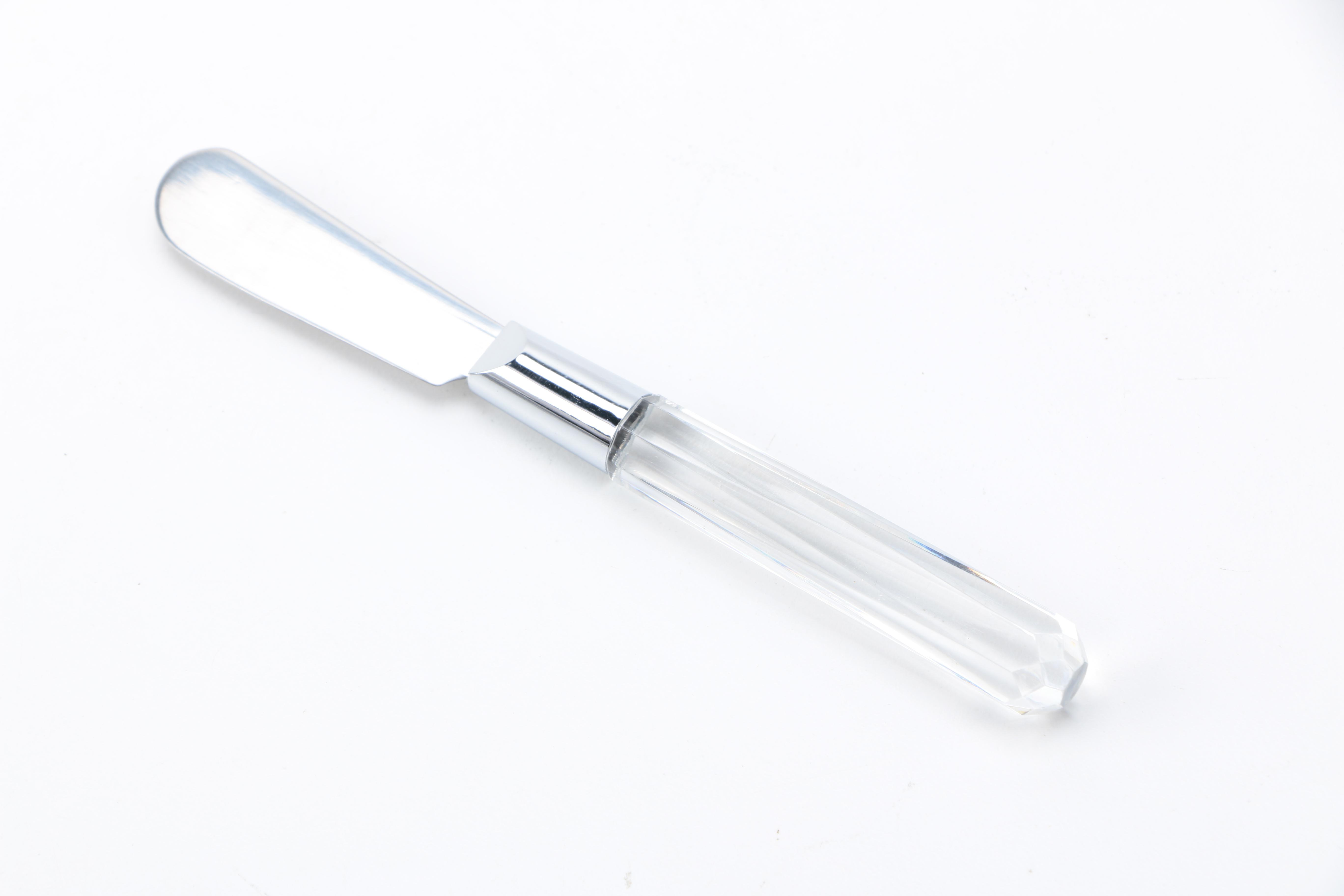 Crystal Butter Dishes Featuring Fifth Avenue "Portico"