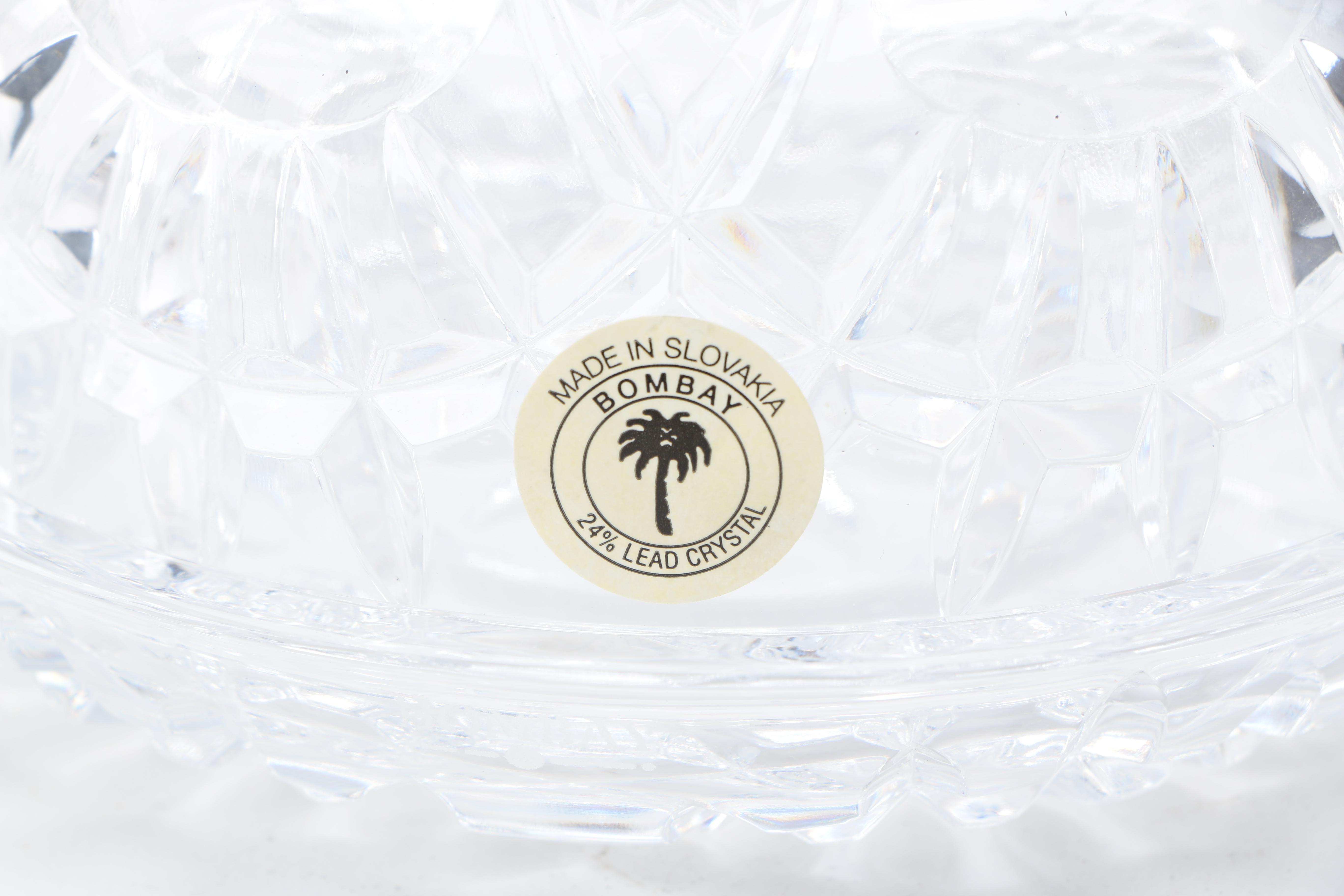 Crystal Butter Dishes Featuring Fifth Avenue "Portico"