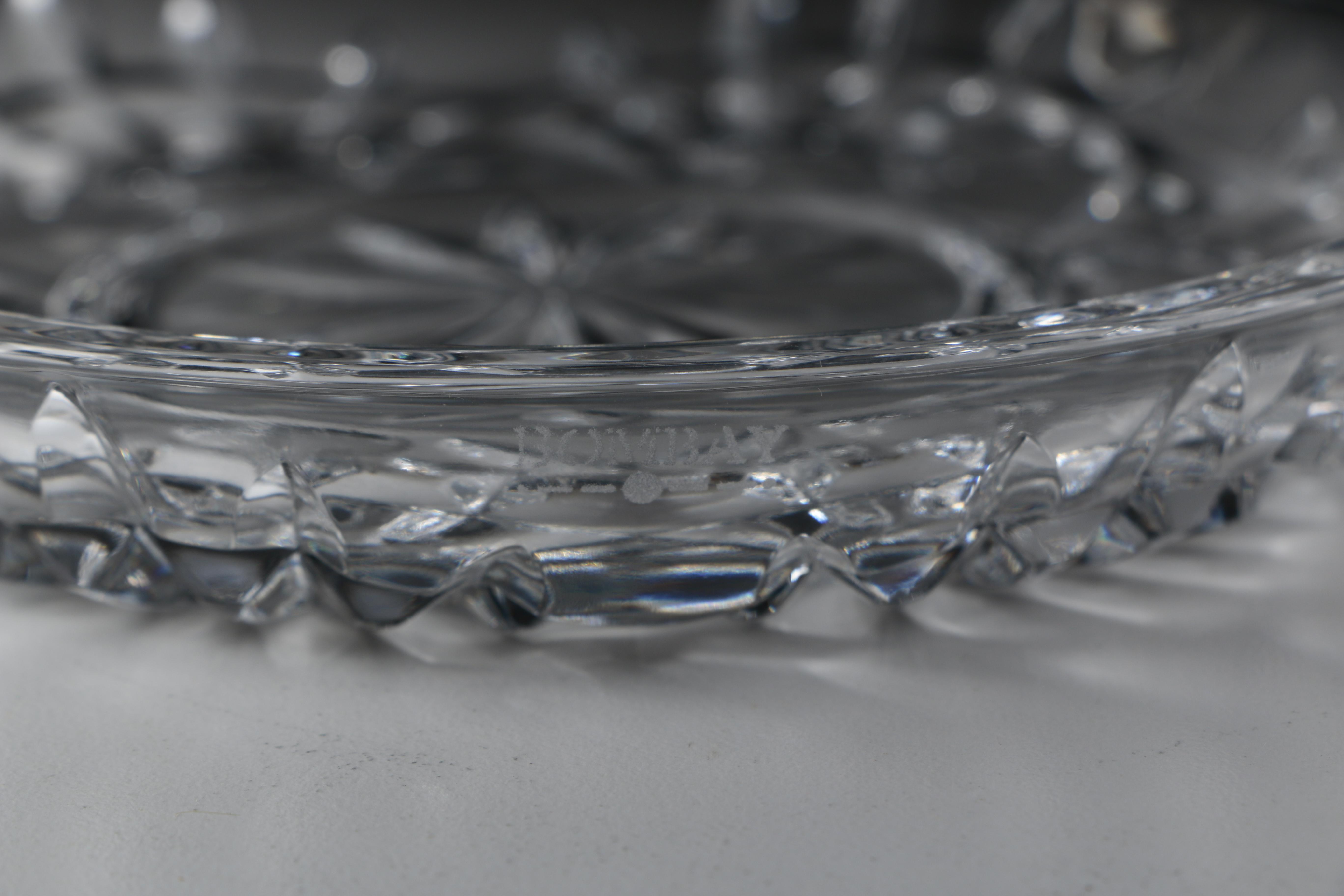 Crystal Butter Dishes Featuring Fifth Avenue "Portico"