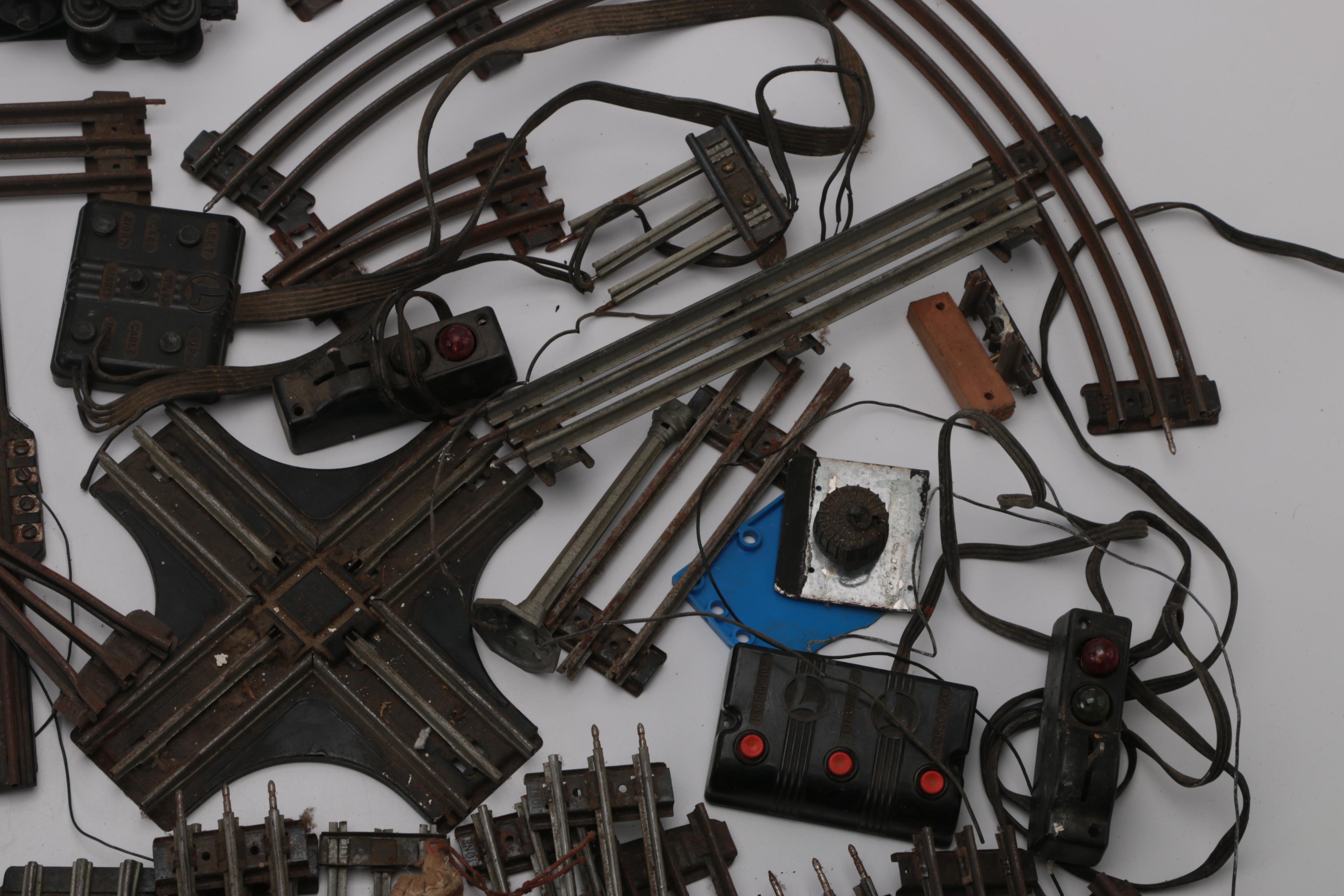 Collection of Train Tracks and Other Train Accessories