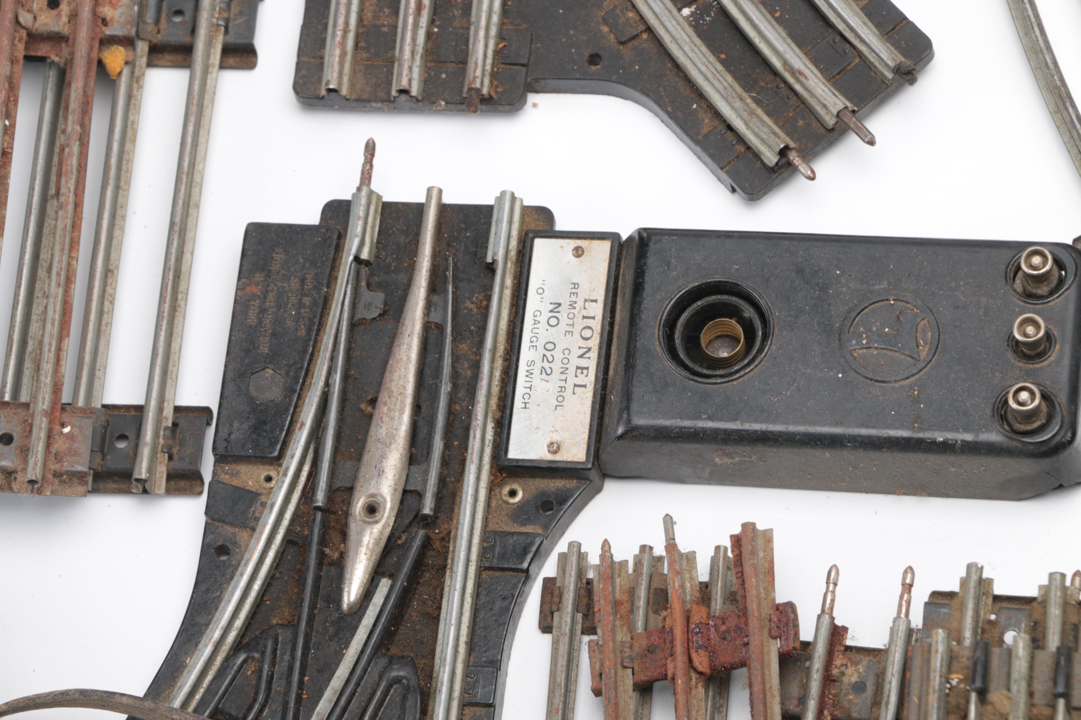 Collection of Train Tracks and Other Train Accessories