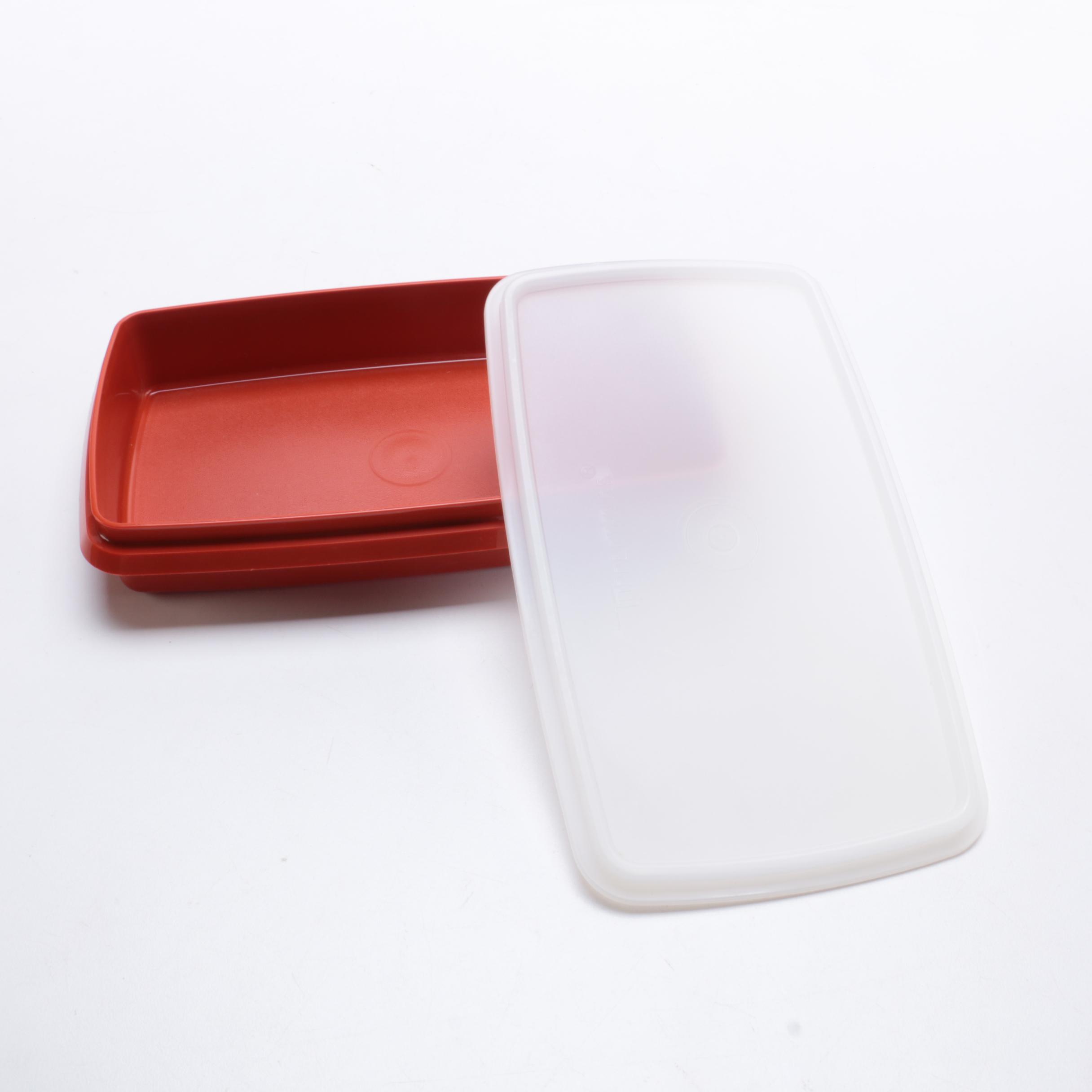 Assorted Plastic Containers Including Tupperware