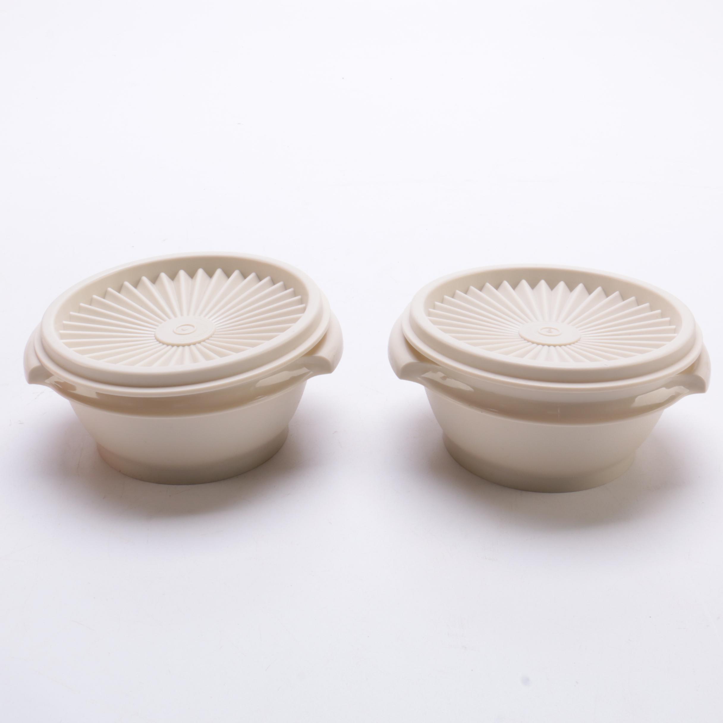 Assorted Plastic Containers Including Tupperware