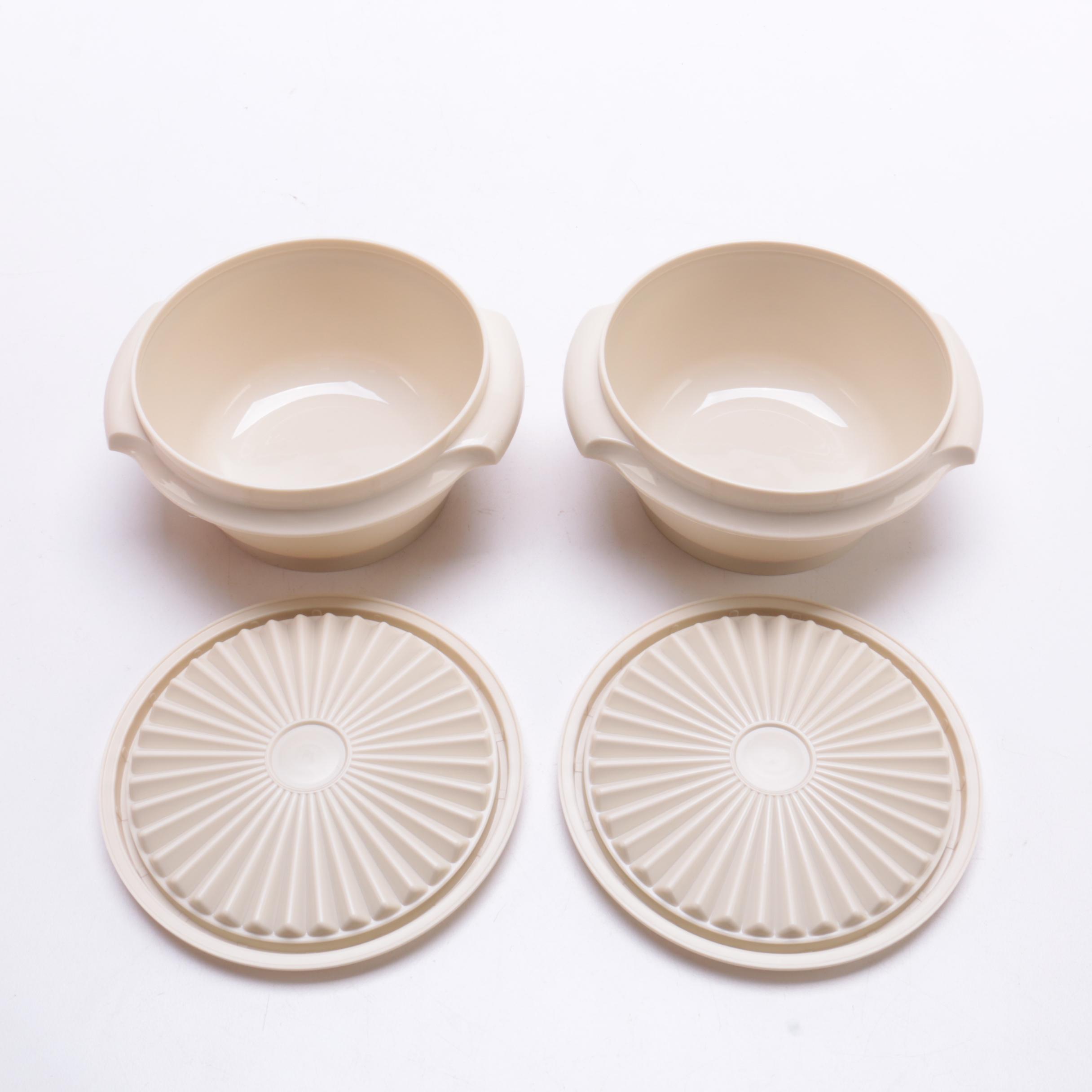 Assorted Plastic Containers Including Tupperware