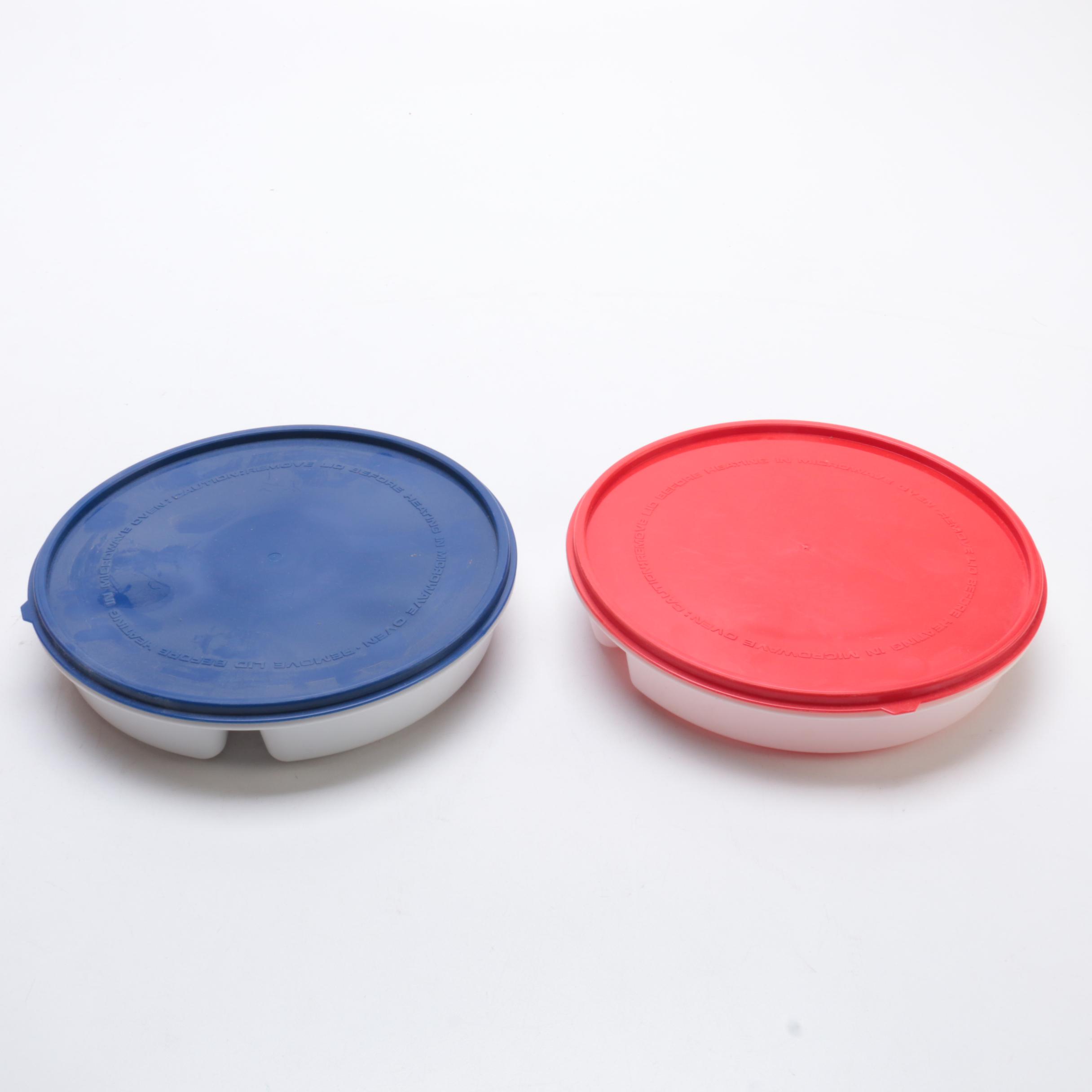 Assorted Plastic Containers Including Tupperware