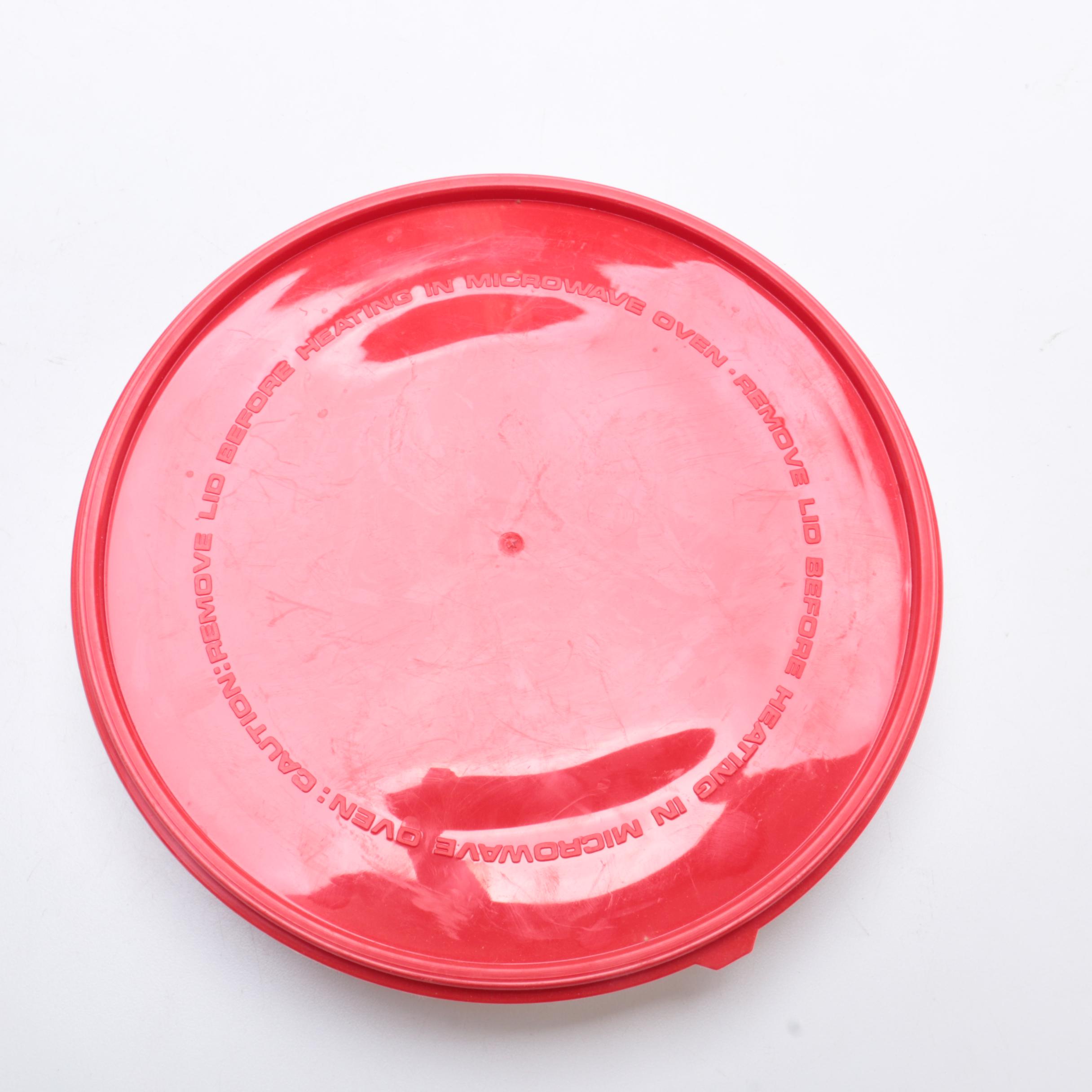 Assorted Plastic Containers Including Tupperware