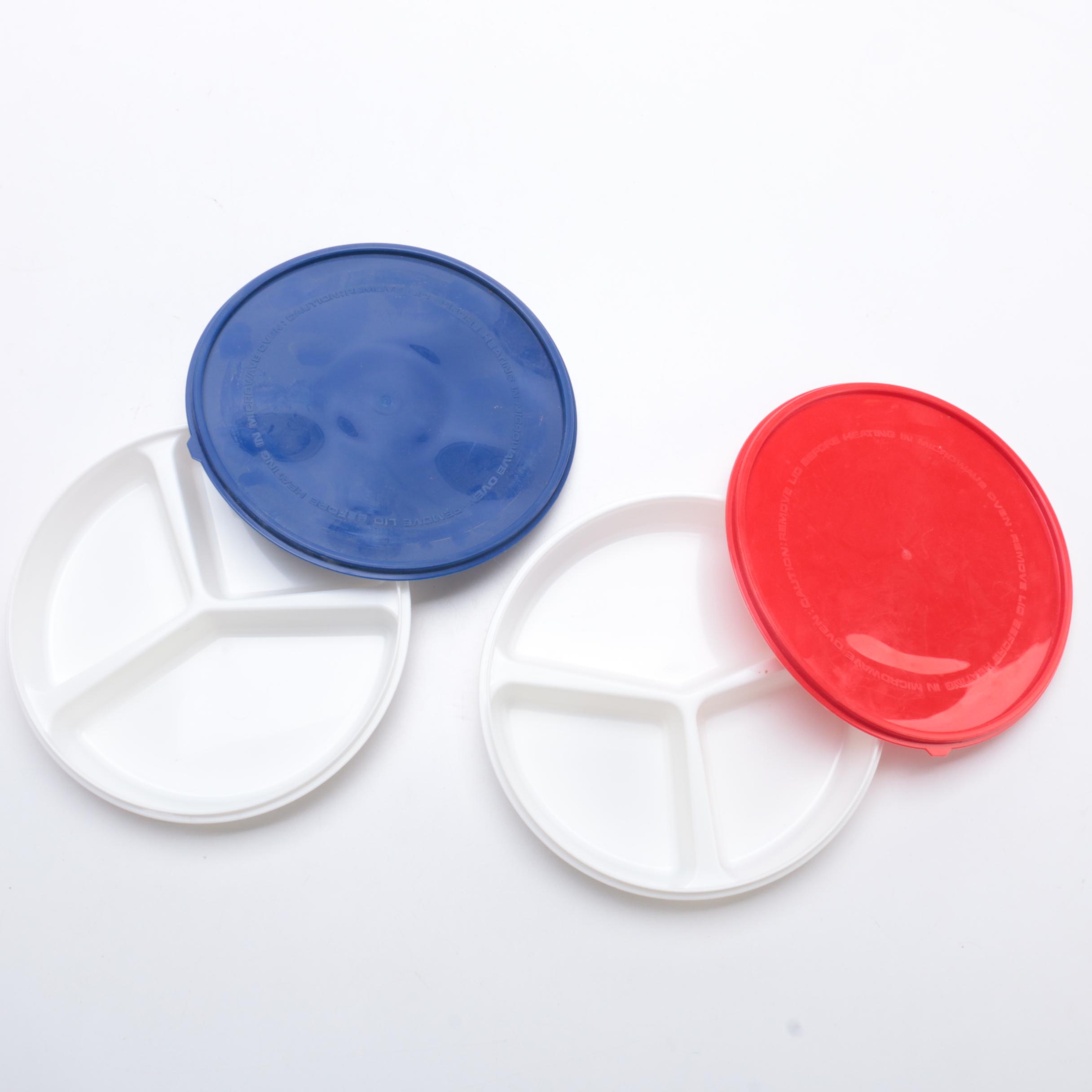 Assorted Plastic Containers Including Tupperware