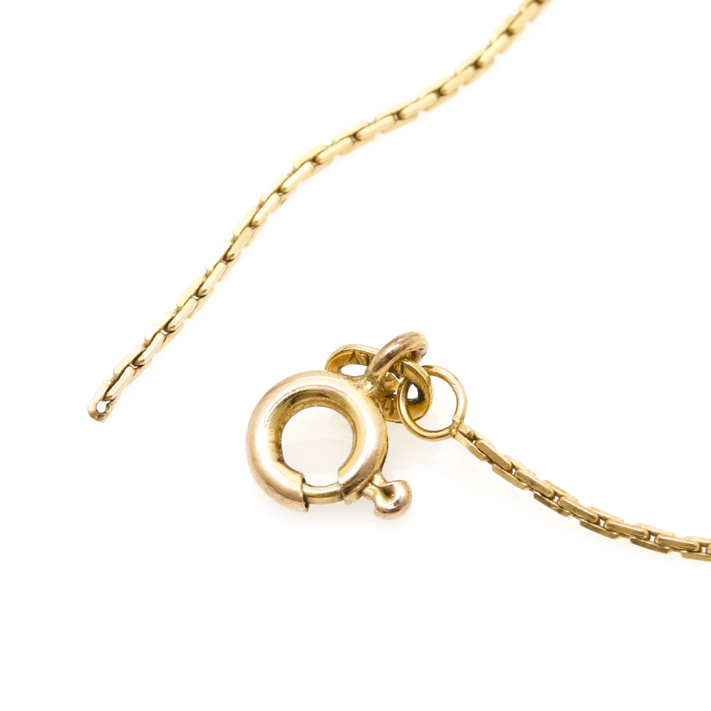 14K Yellow Gold Boston Link Chain Necklace