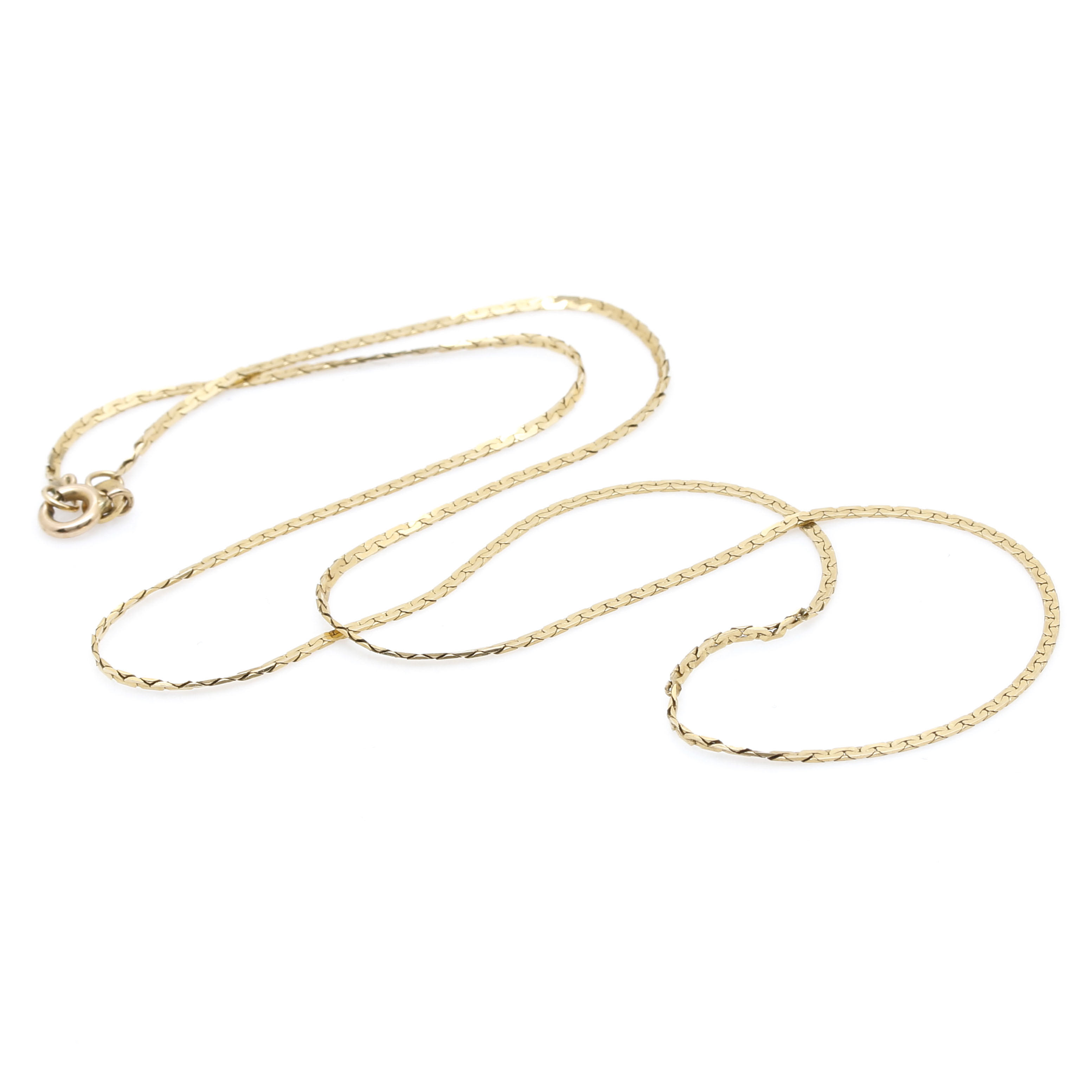 14K Yellow Gold Mariner Chain Necklace