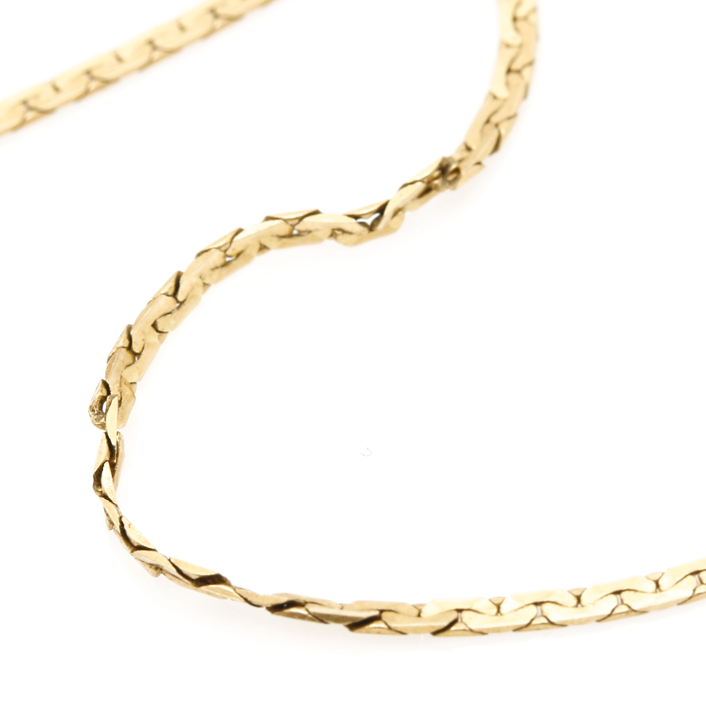 14K Yellow Gold Mariner Chain Necklace