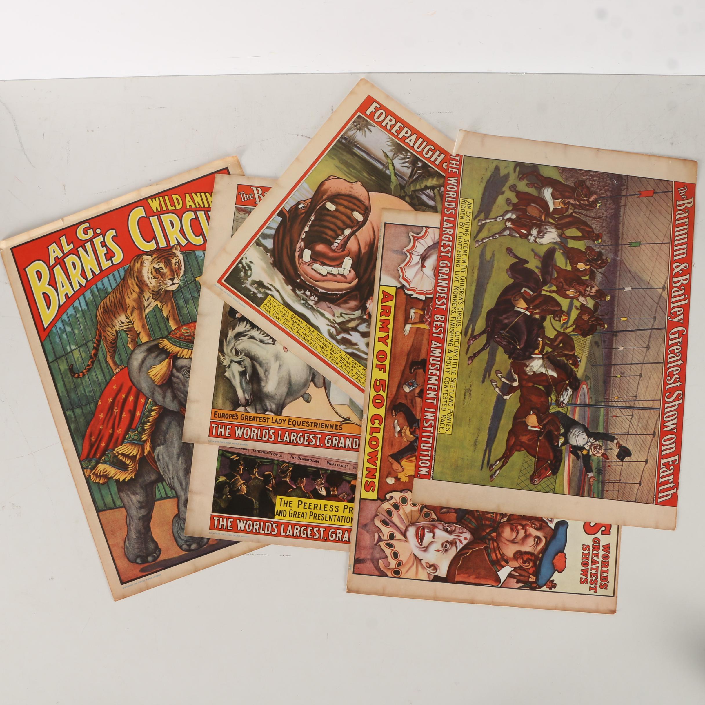 Vintage Barnum & Bailey Posters from 1960