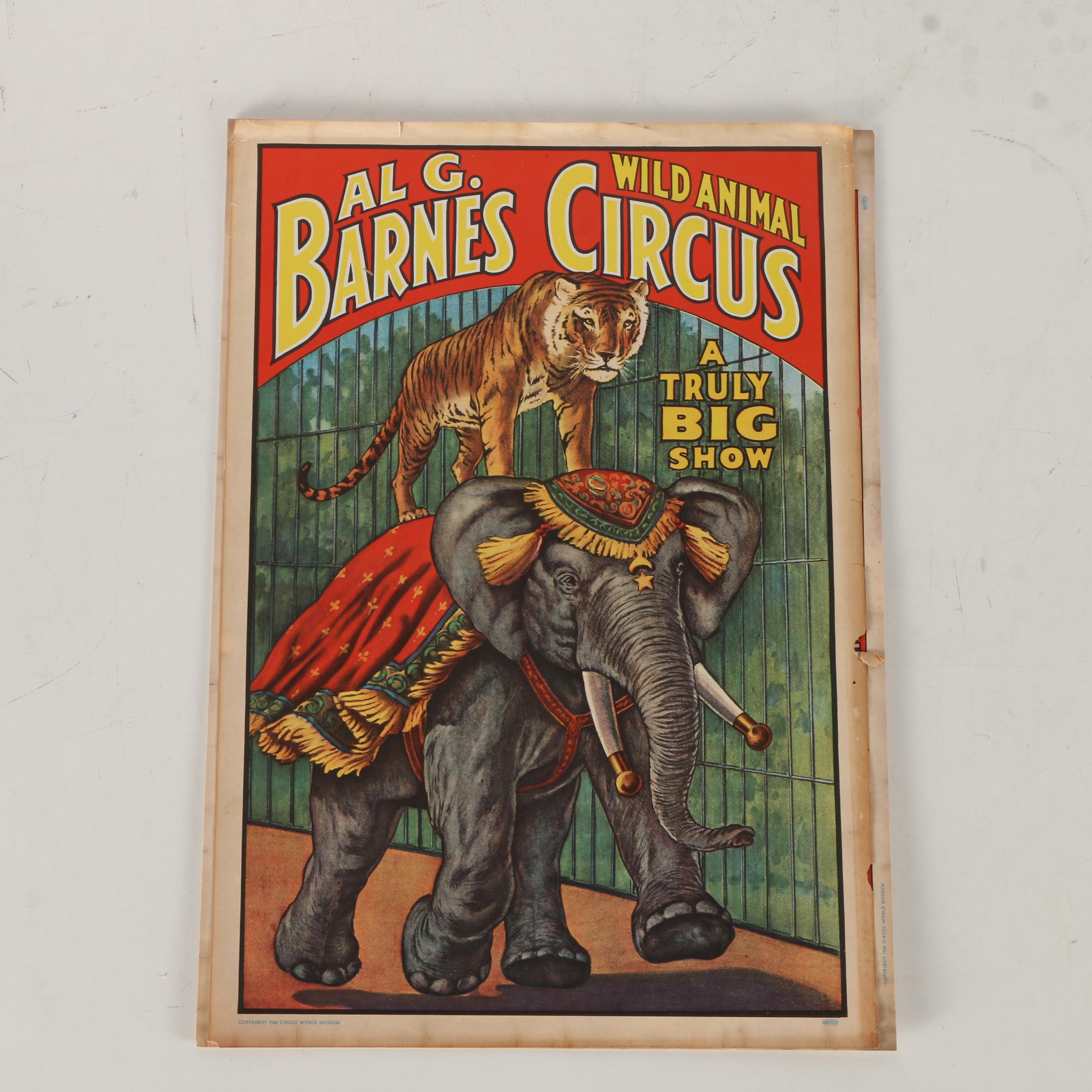 Vintage Barnum & Bailey Posters from 1960