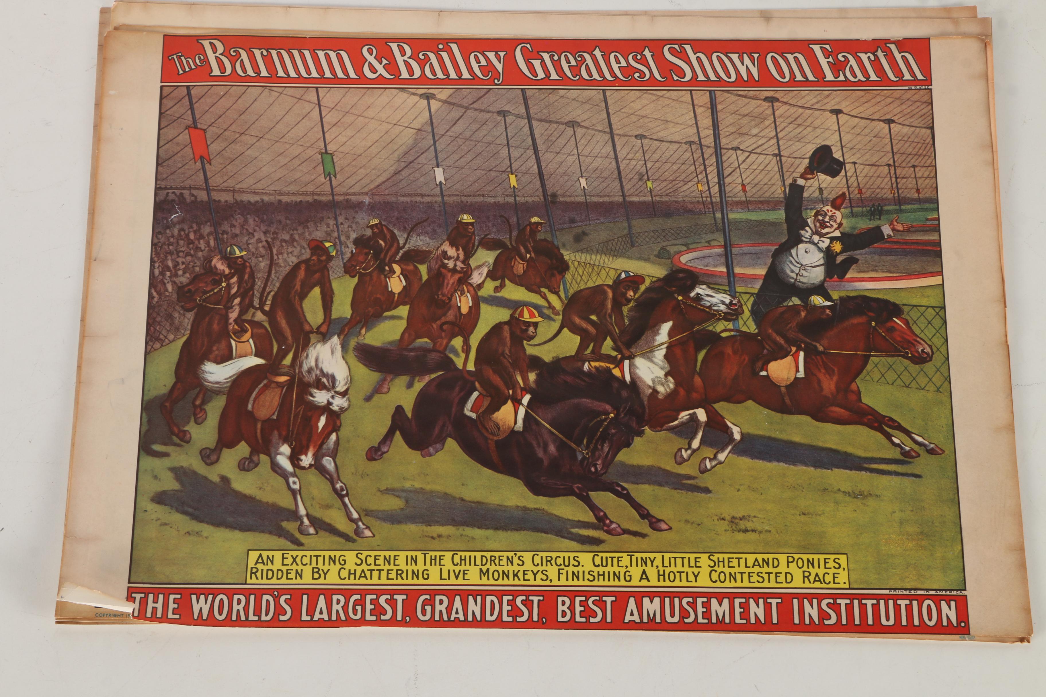 Vintage Barnum & Bailey Posters from 1960