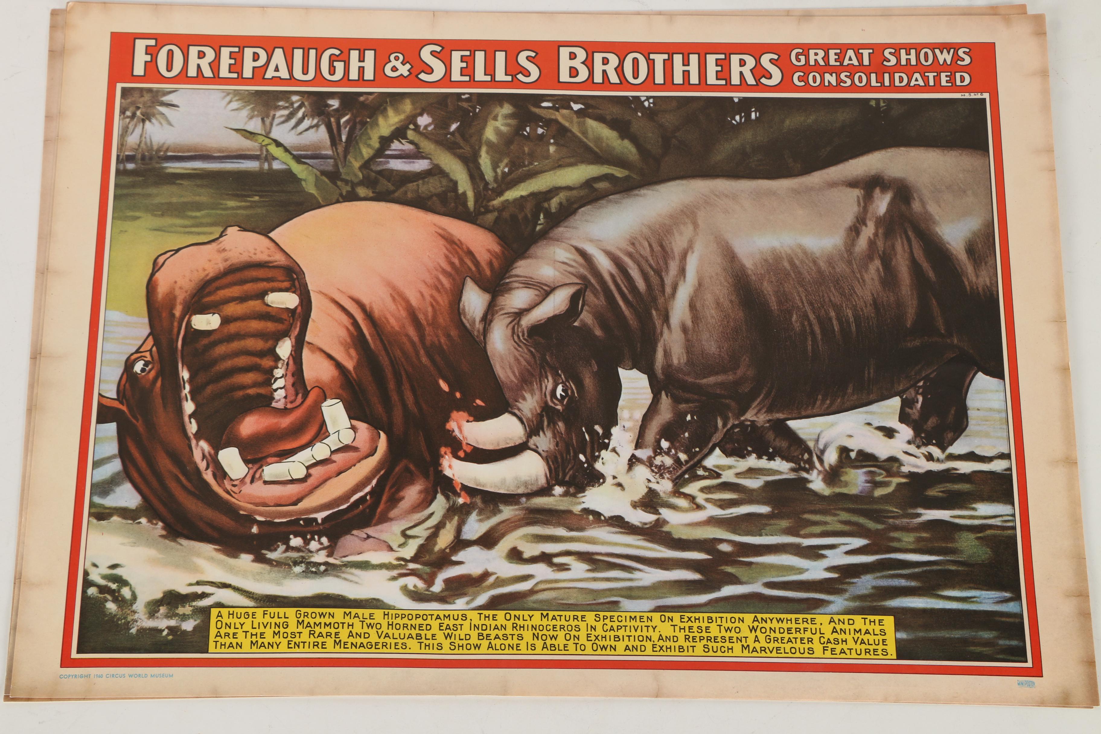 Vintage Barnum & Bailey Posters from 1960