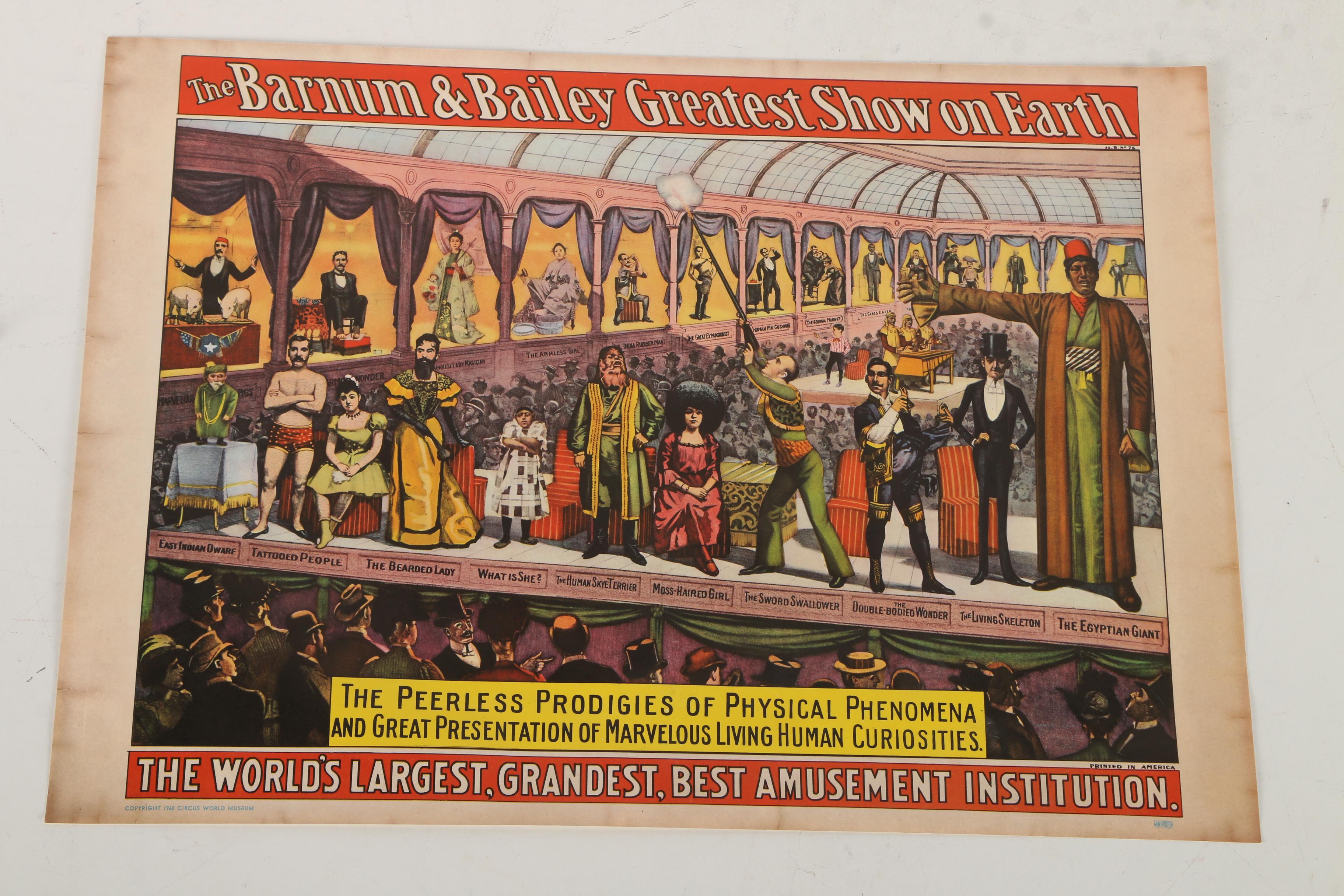 Vintage Barnum & Bailey Posters from 1960