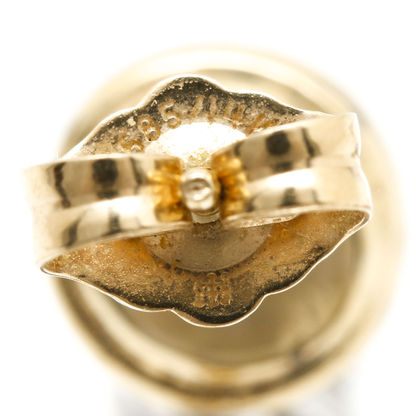 Sterling Silver and 14K Yellow Gold Hoop Earrings