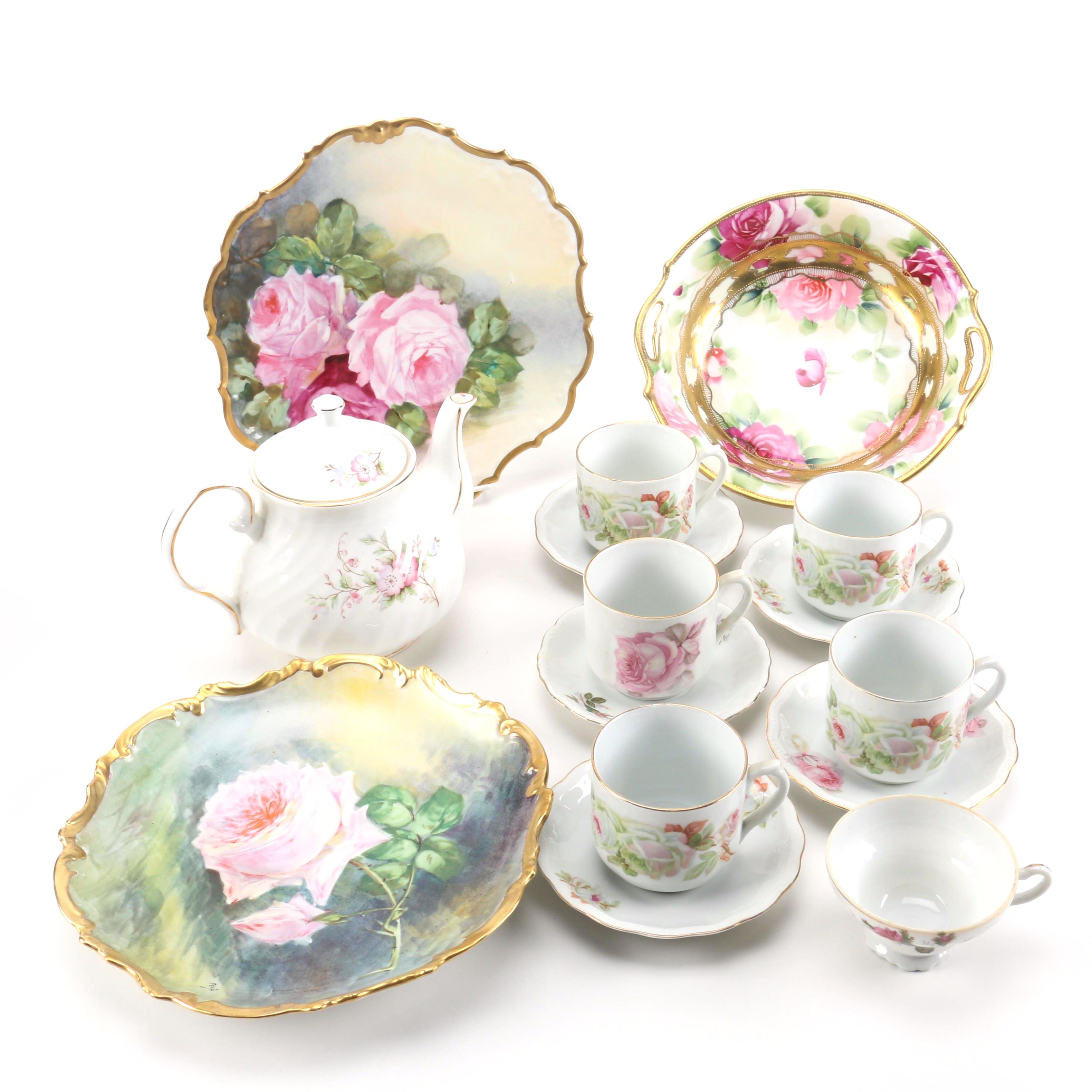 Porcelain Tableware and Décor Featuring Porzellanfabrik Moschendorf