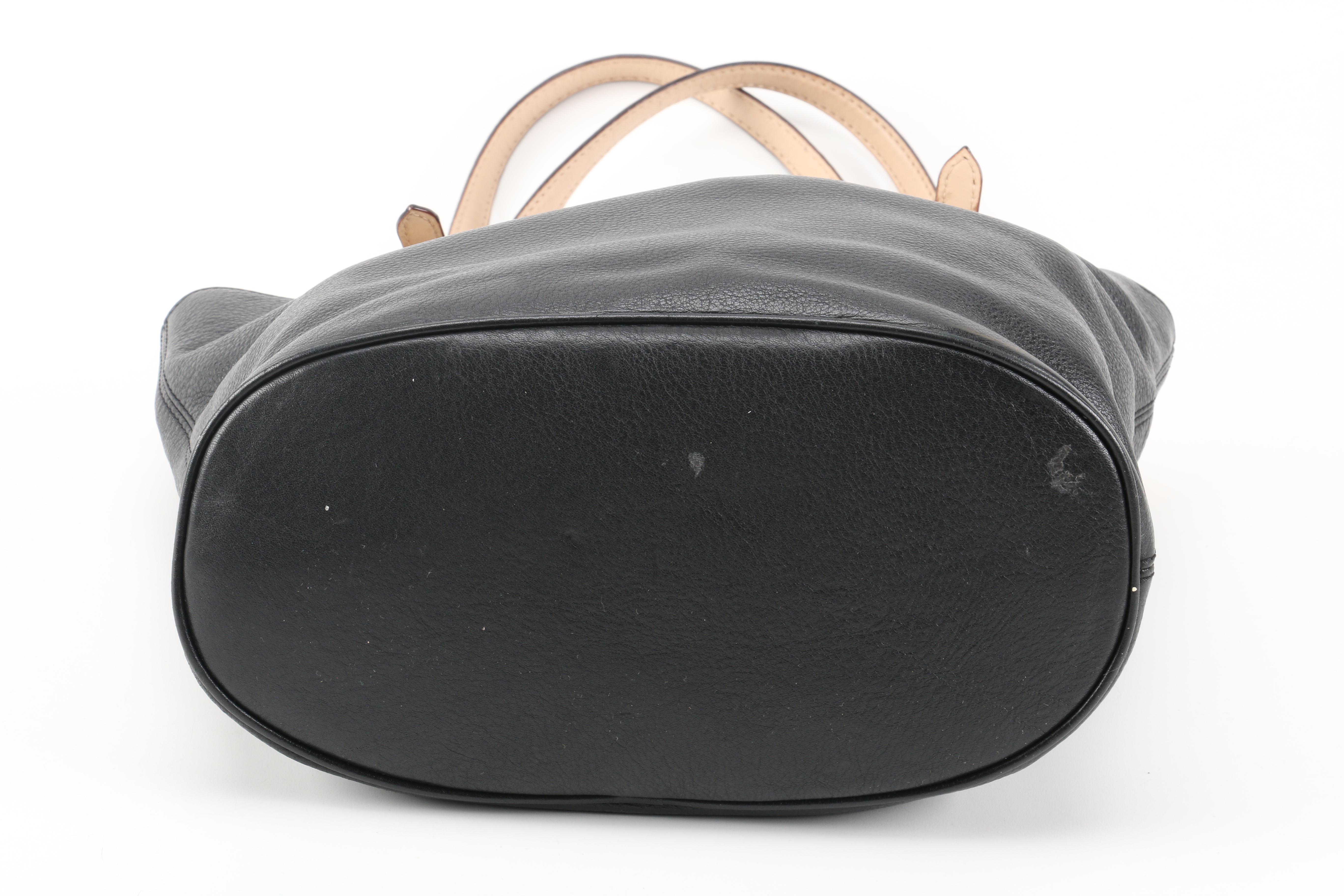 MICHAEL Michael Kors Black Leather Jet Set Tote