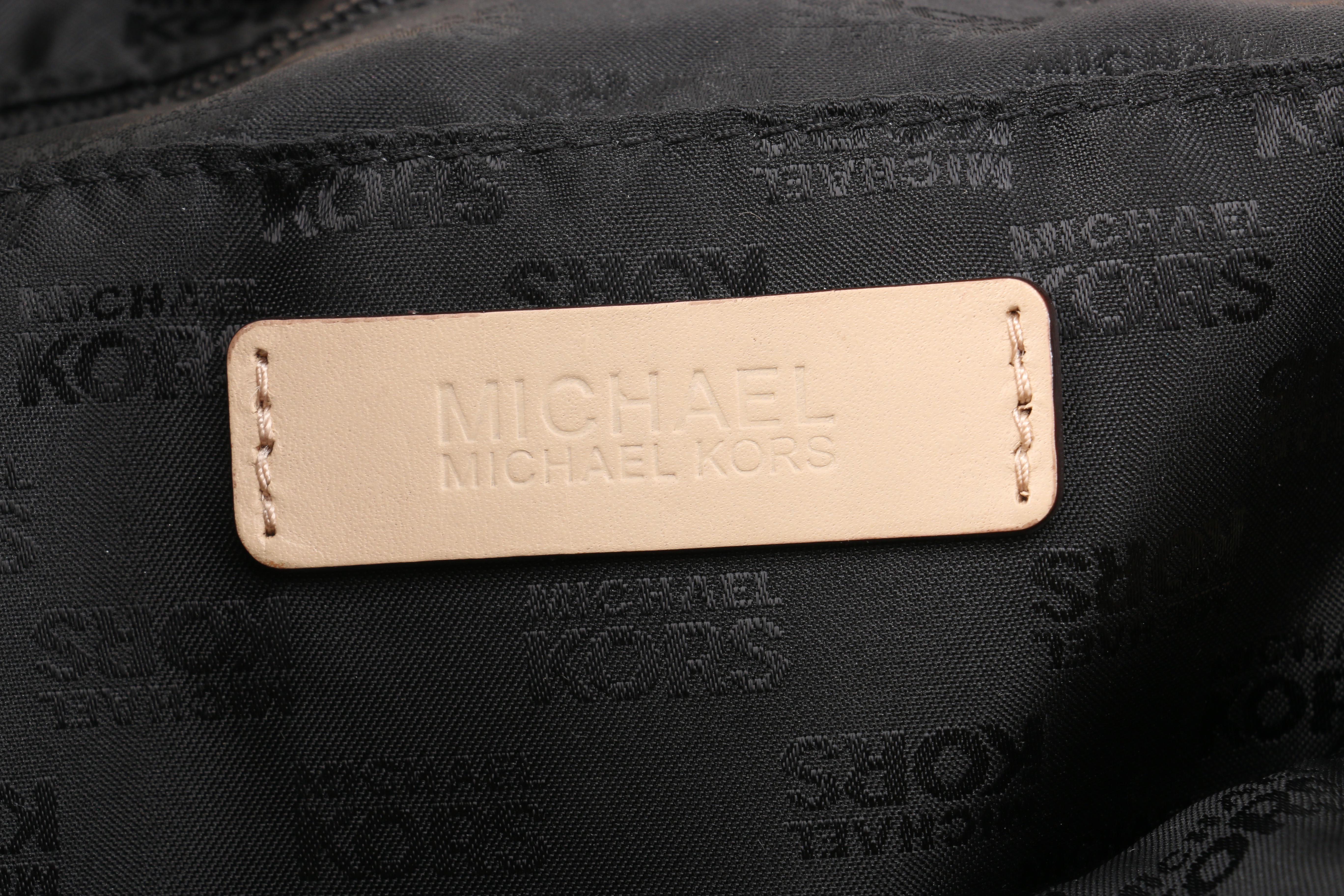 MICHAEL Michael Kors Black Leather Jet Set Tote