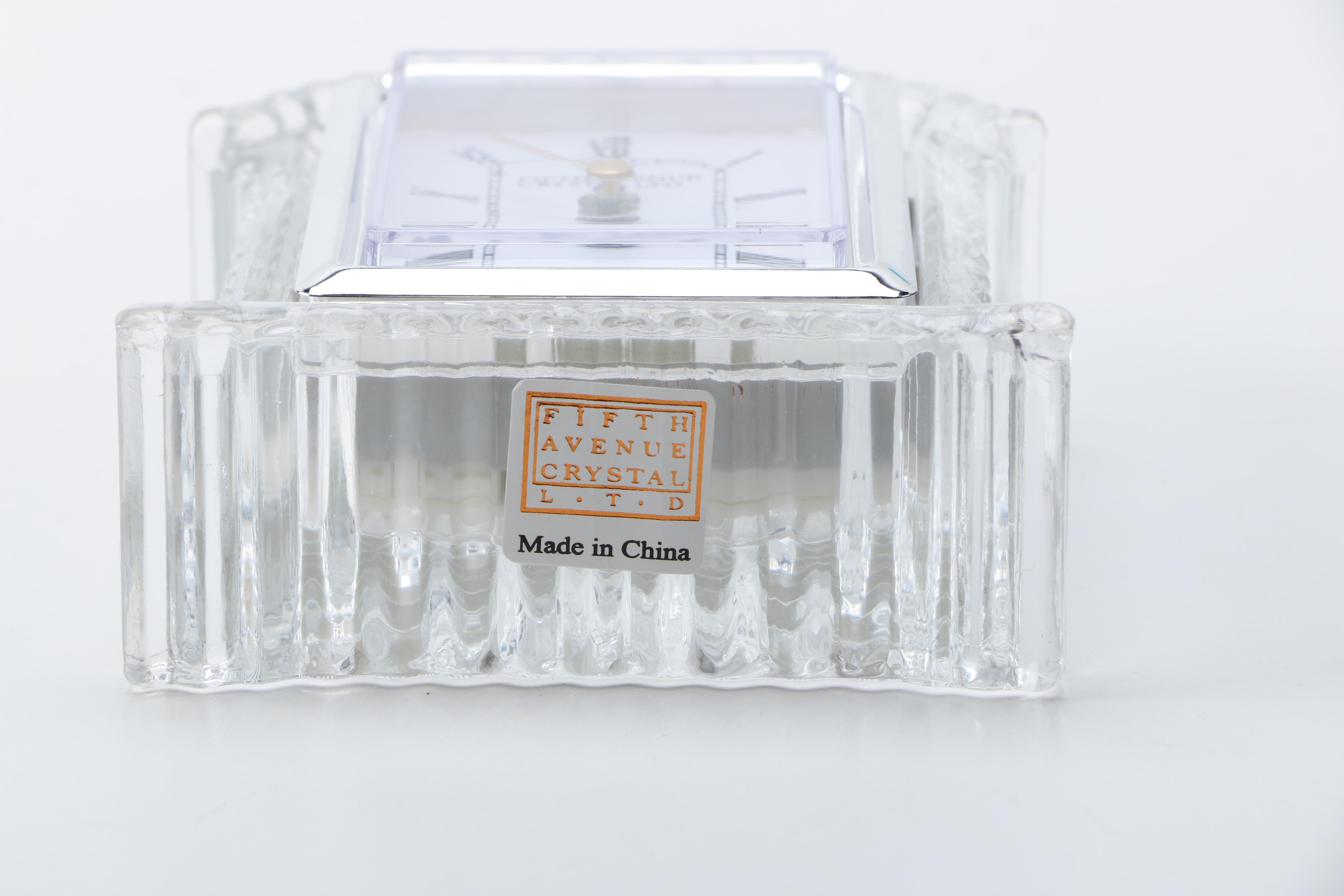 Assorted Crystal Décor Featuring Fifth Avenue Crystal