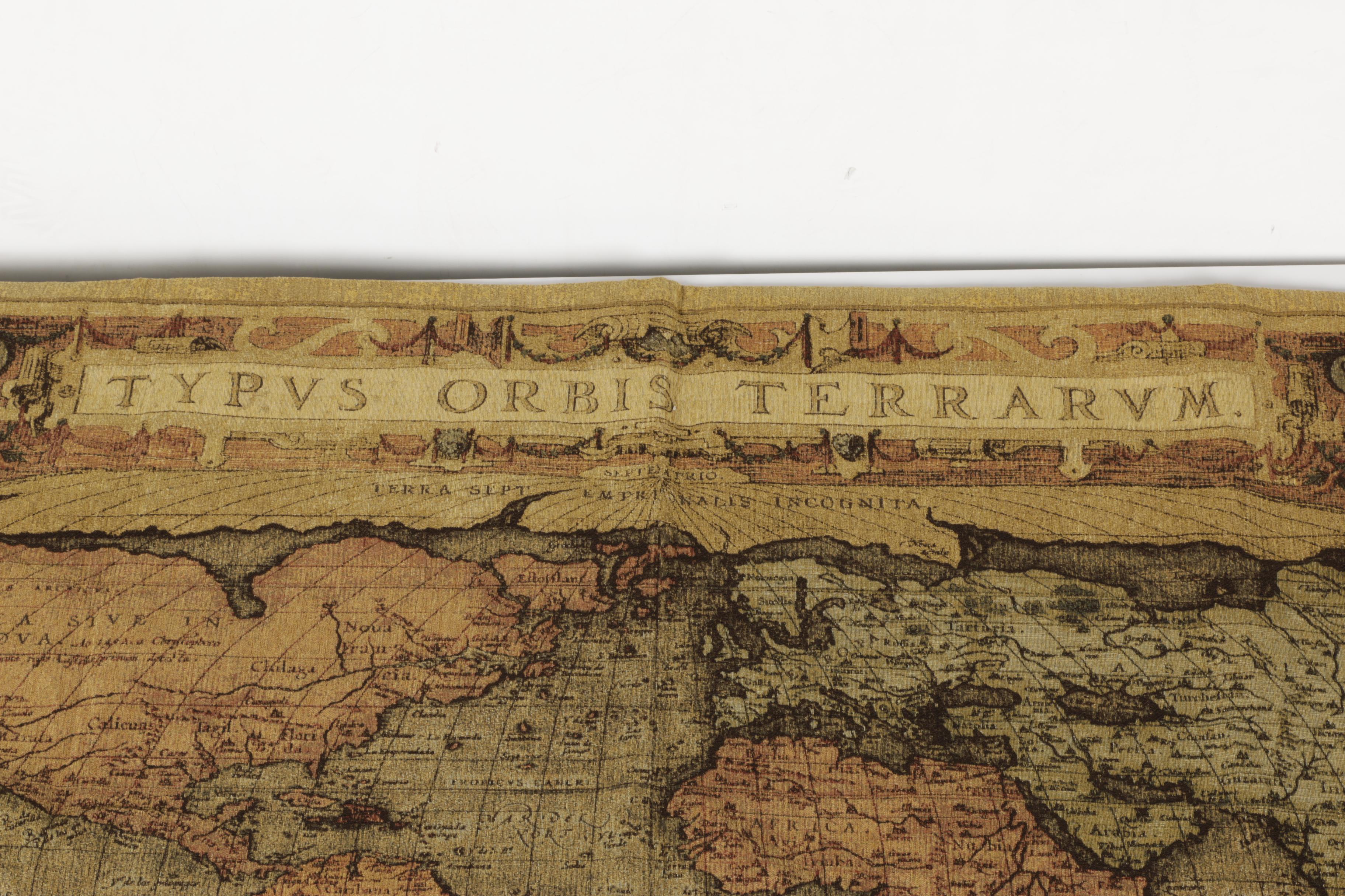 Belgian Old World Map Wall Tapestry