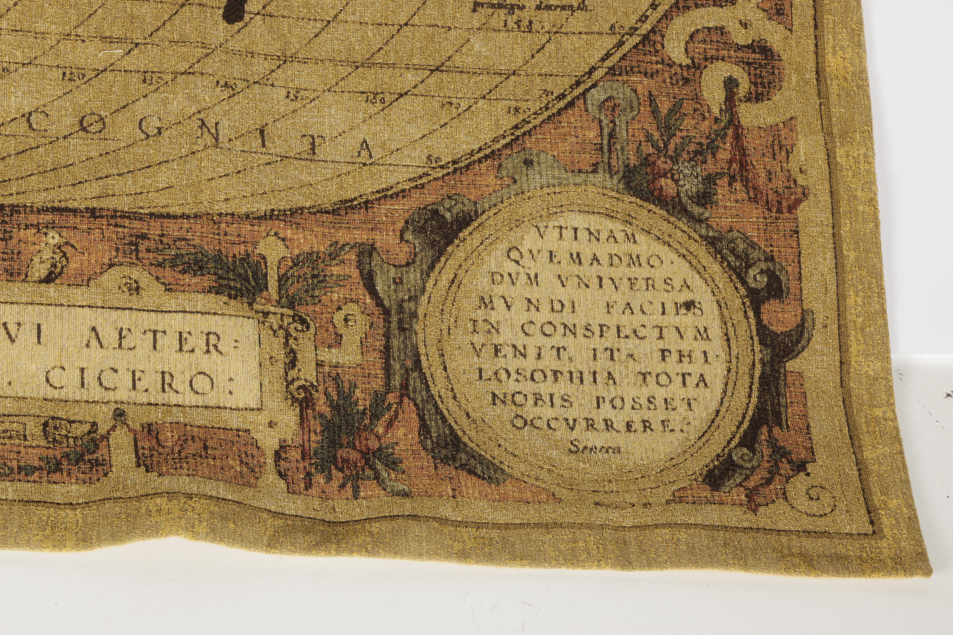 Belgian Old World Map Wall Tapestry