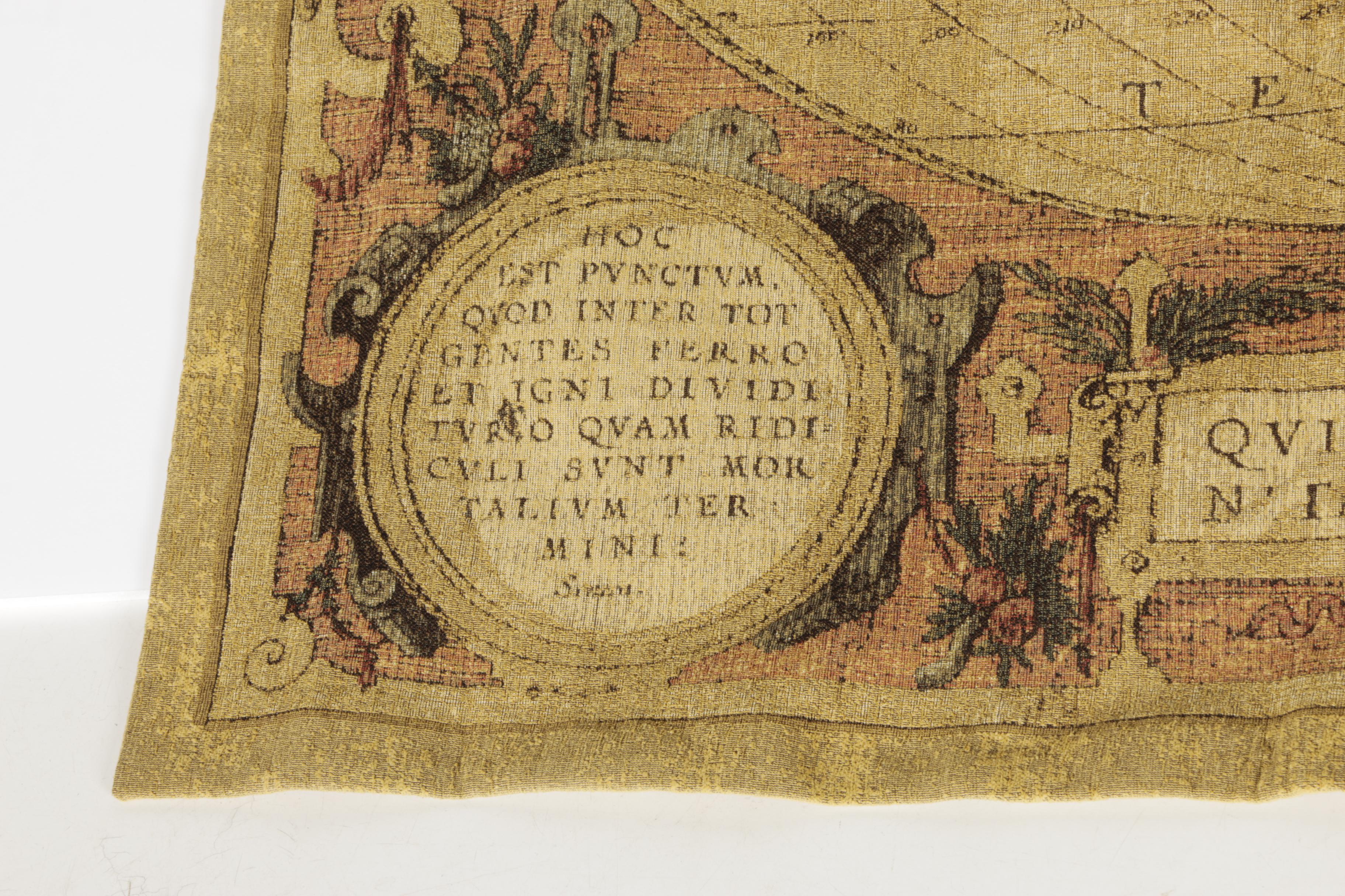 Belgian Old World Map Wall Tapestry