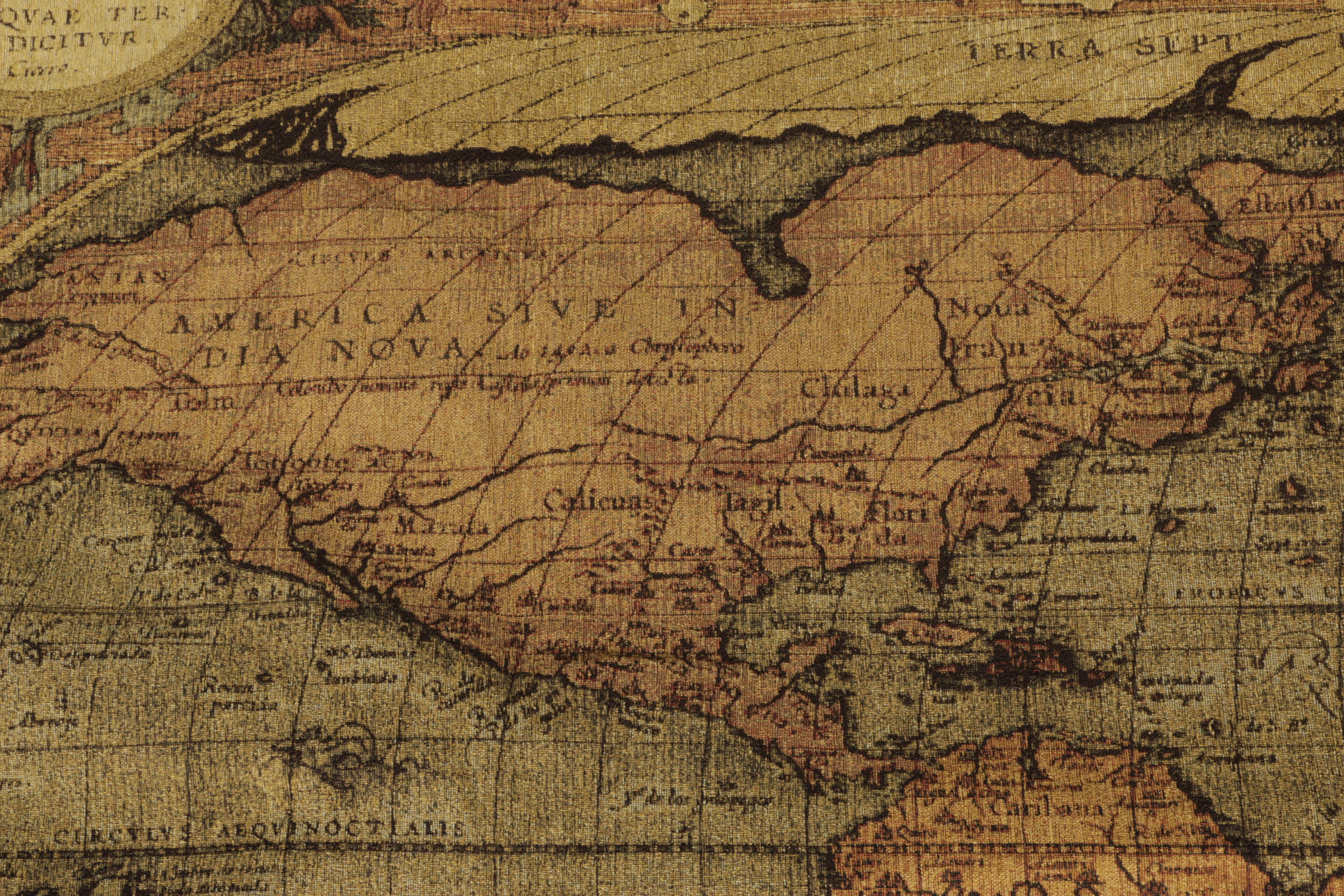 Belgian Old World Map Wall Tapestry