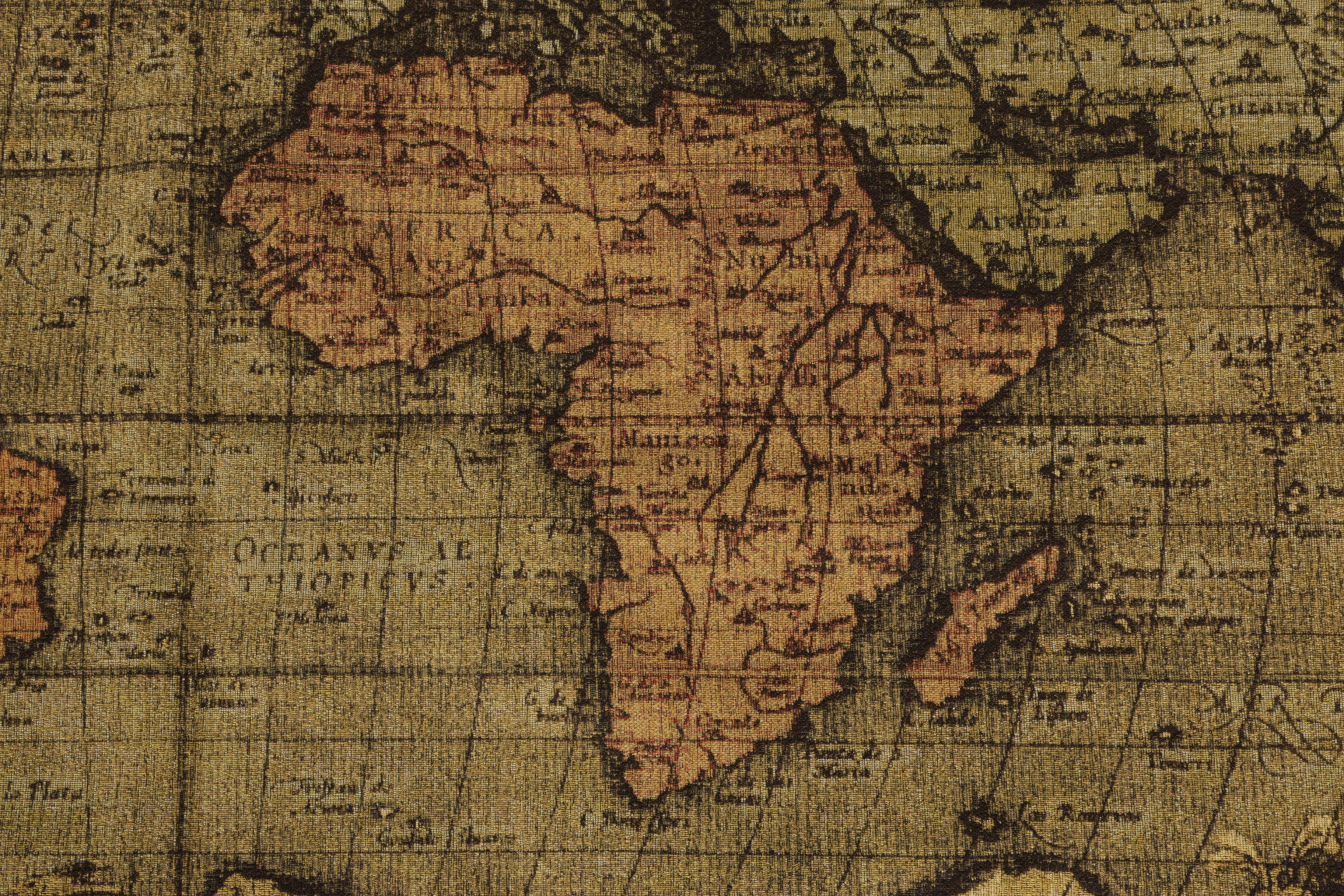 Belgian Old World Map Wall Tapestry