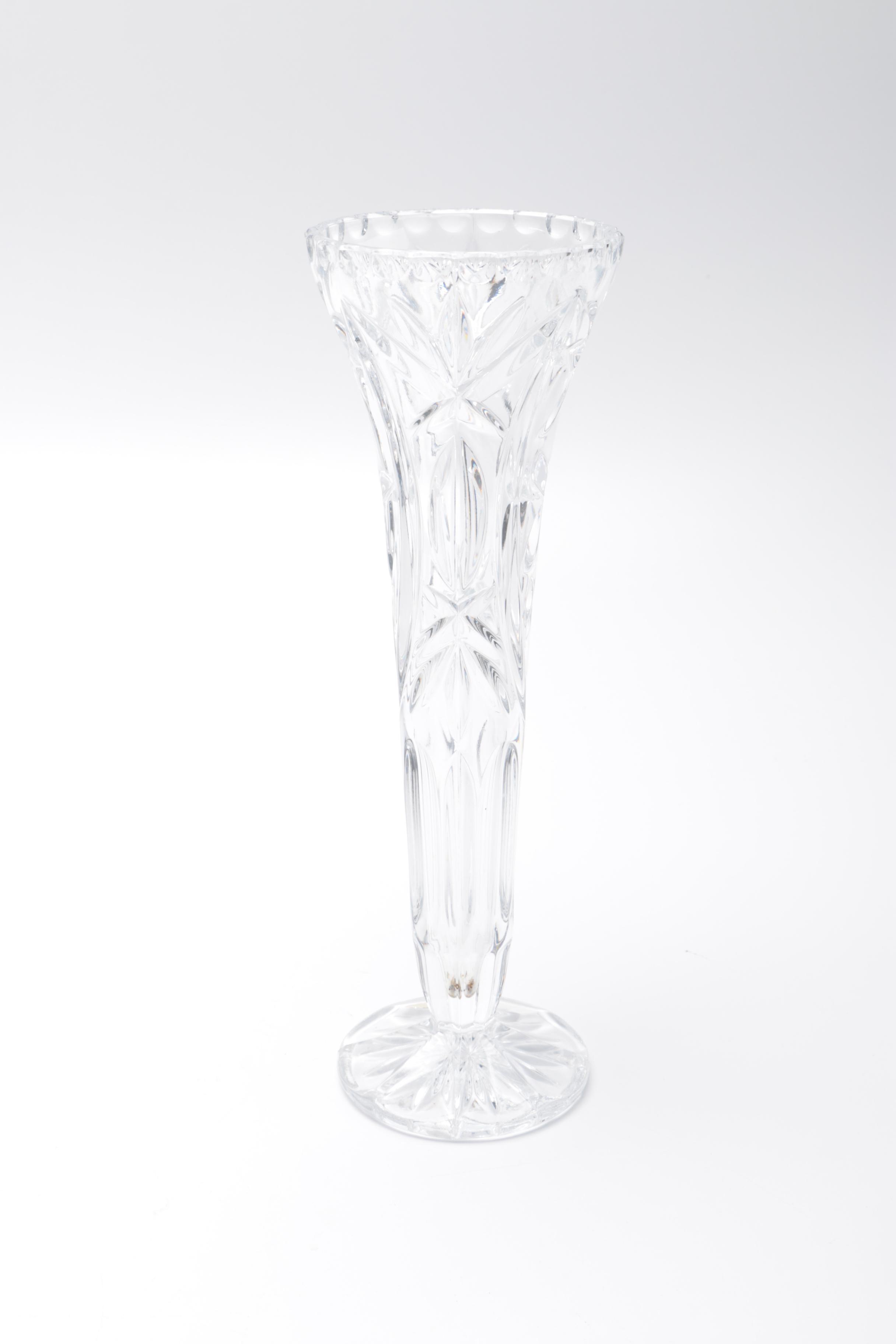 Generous Assortment of Crystal Pieces and Tableware