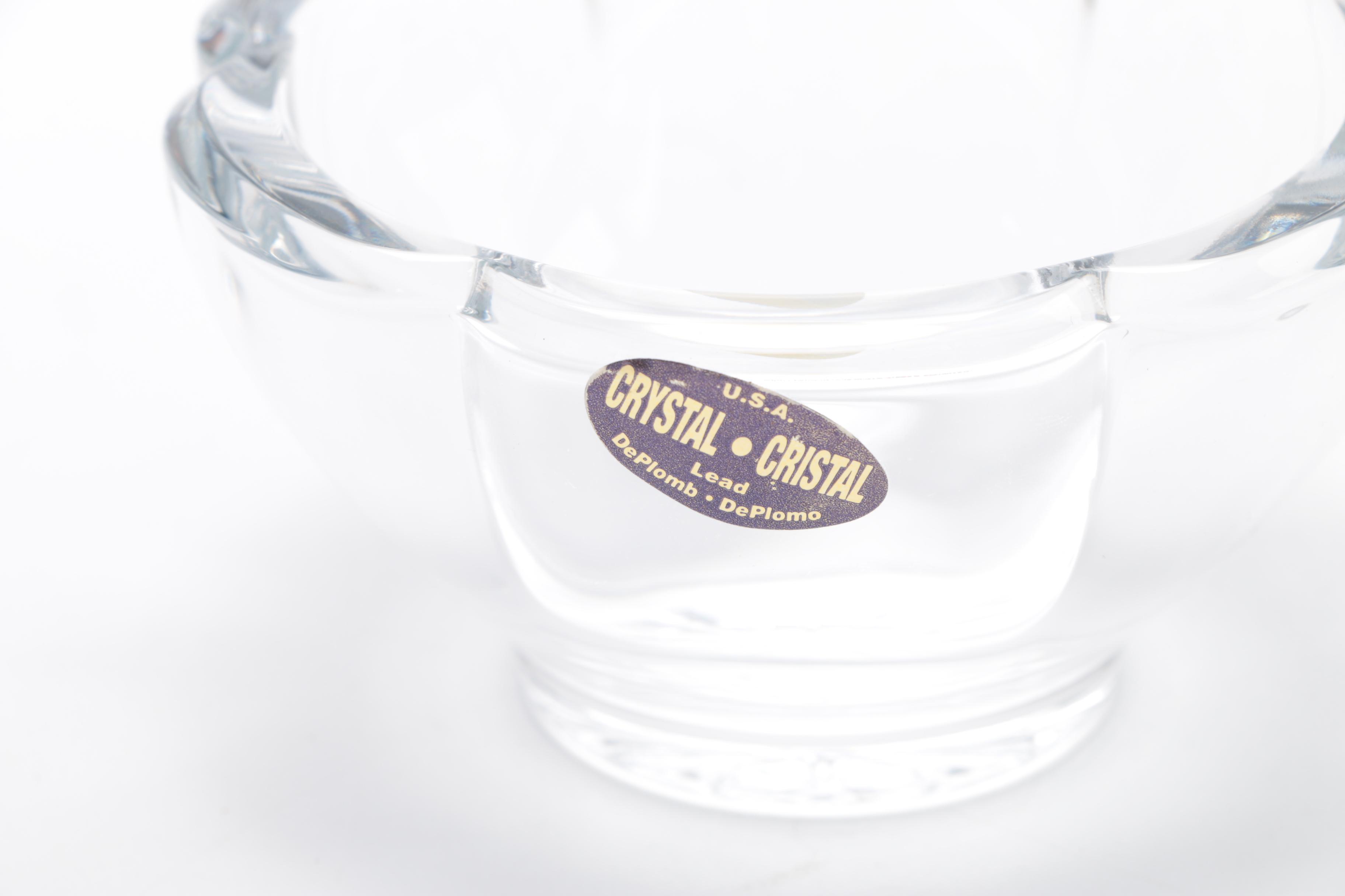 Generous Assortment of Crystal Pieces and Tableware