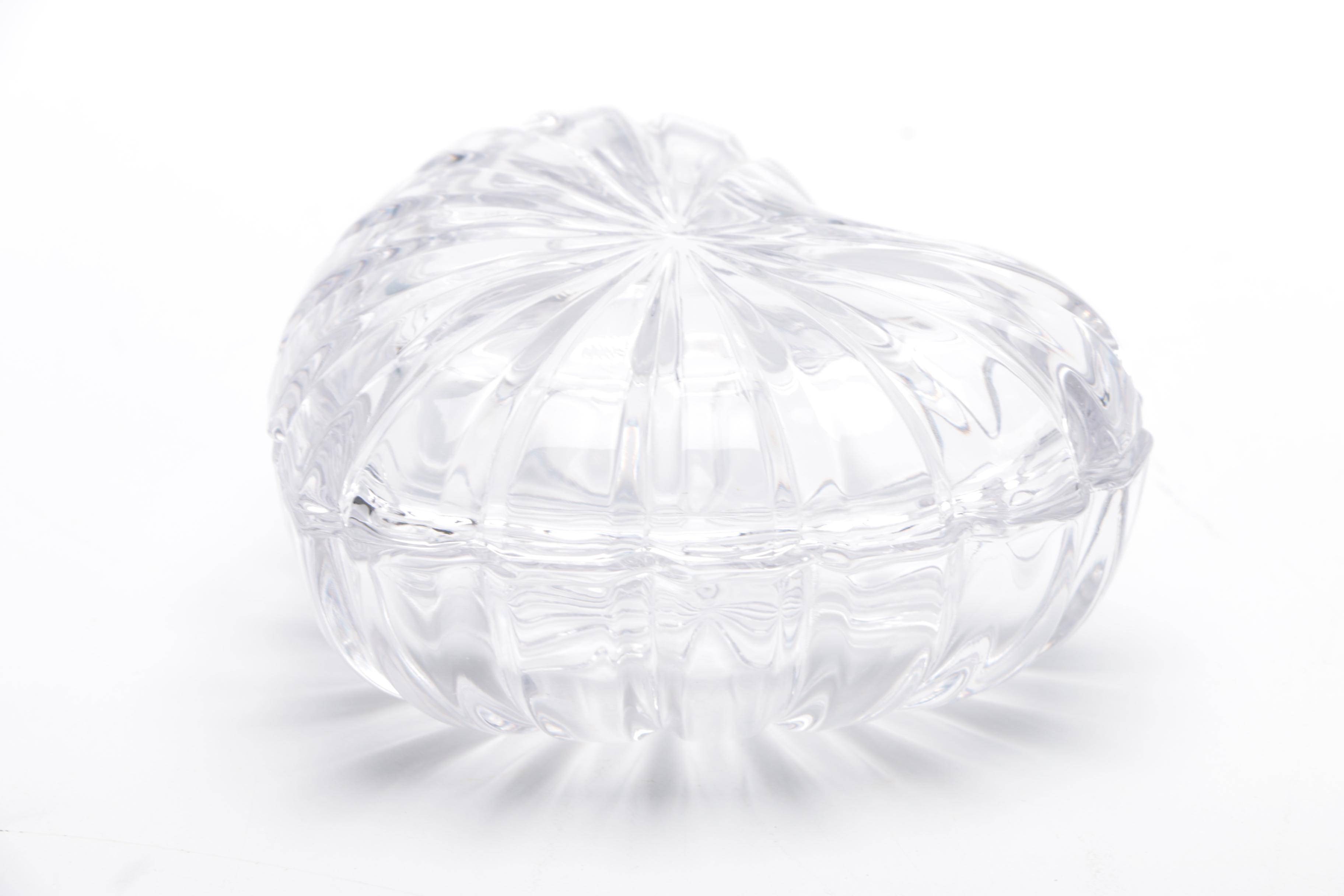 Generous Assortment of Crystal Pieces and Tableware