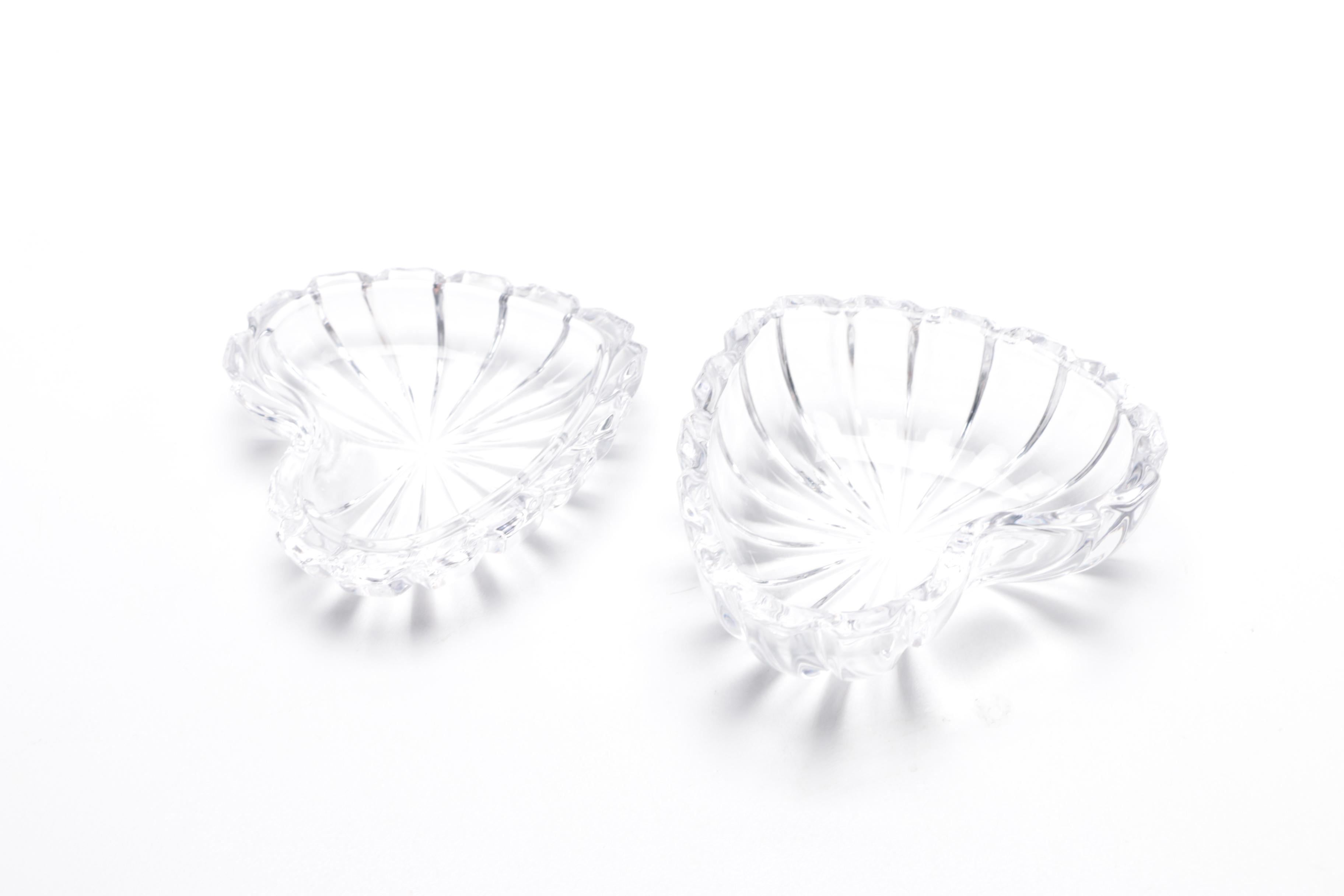 Generous Assortment of Crystal Pieces and Tableware