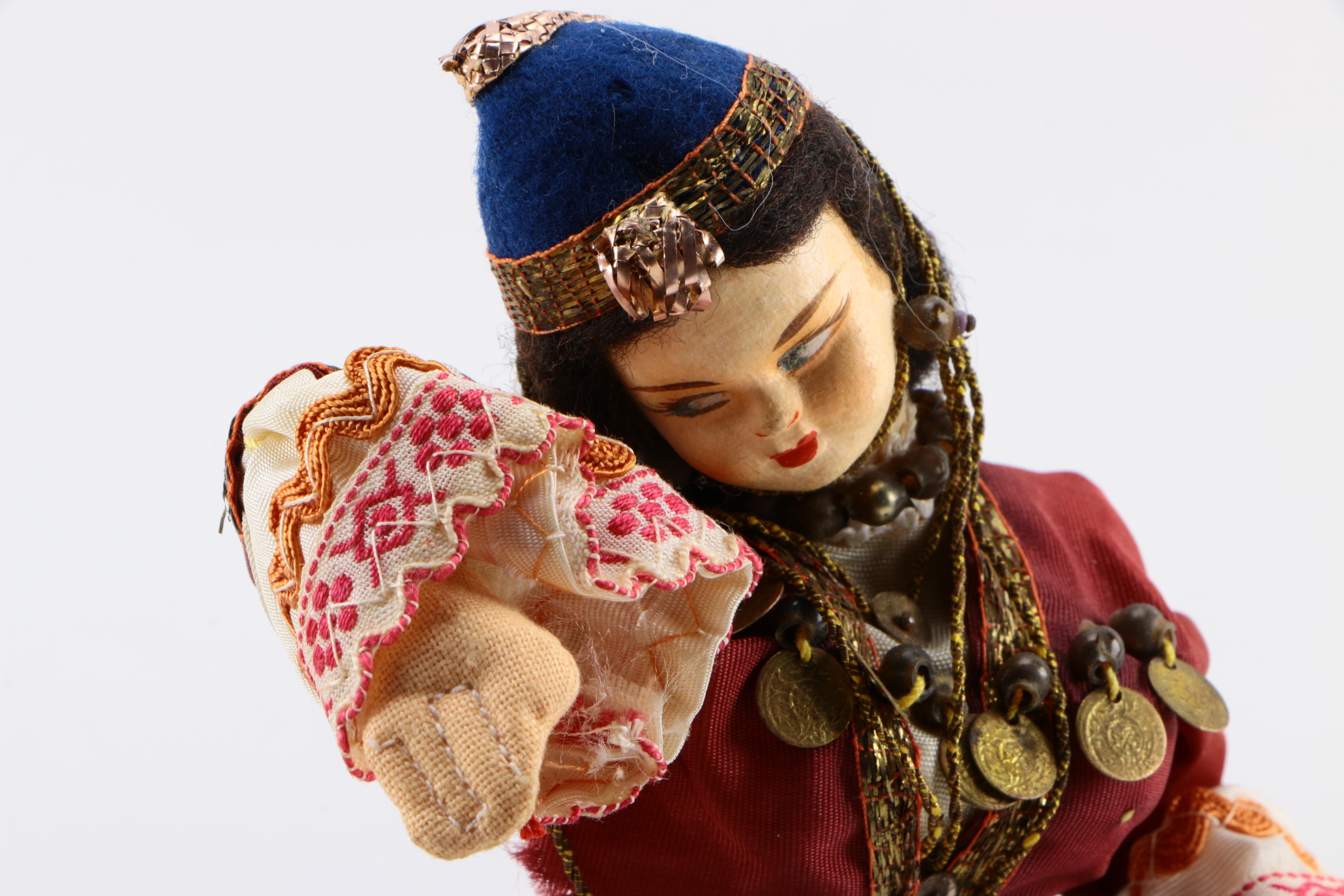 Cloth Doll in Eastern European Dress