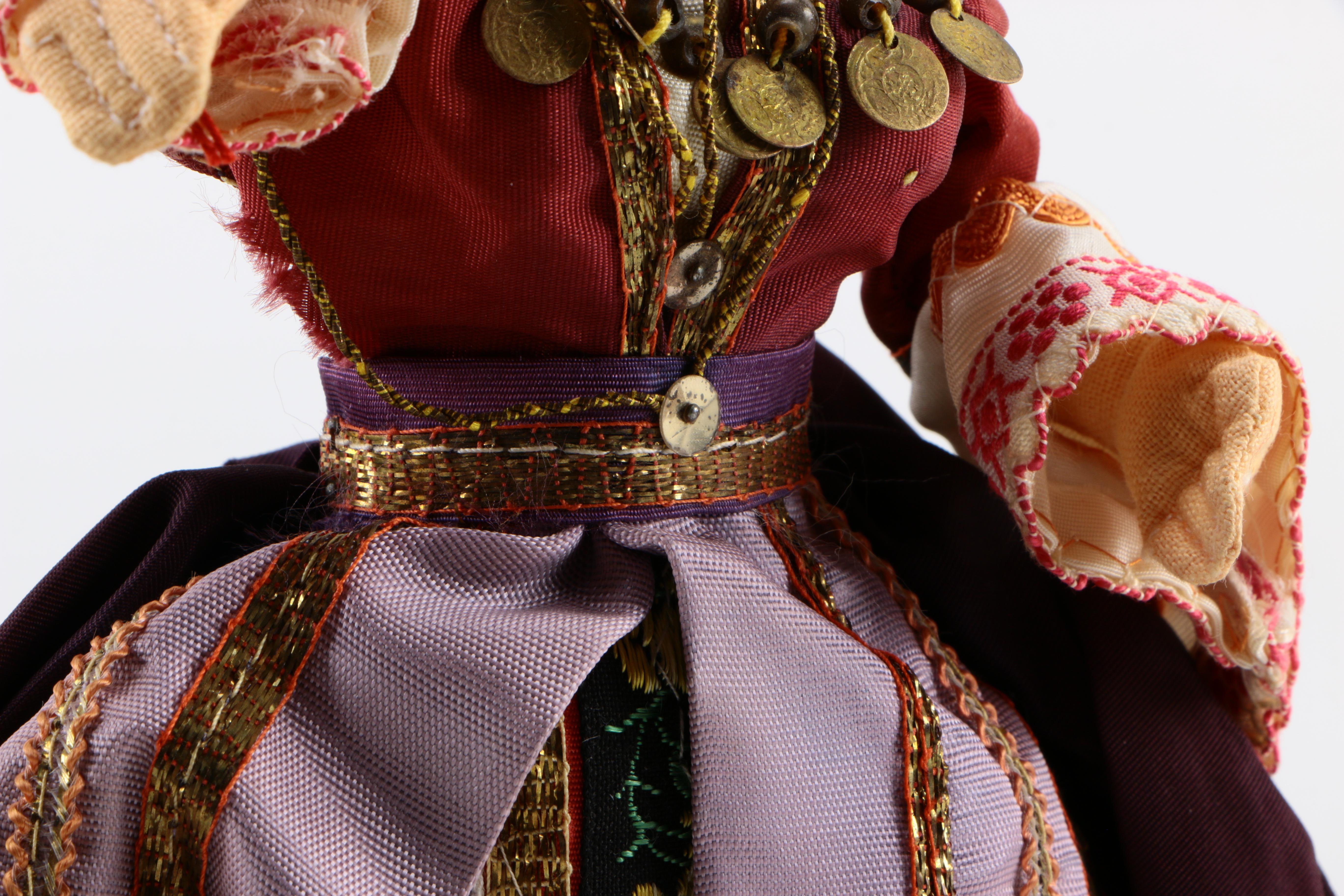 Cloth Doll in Eastern European Dress
