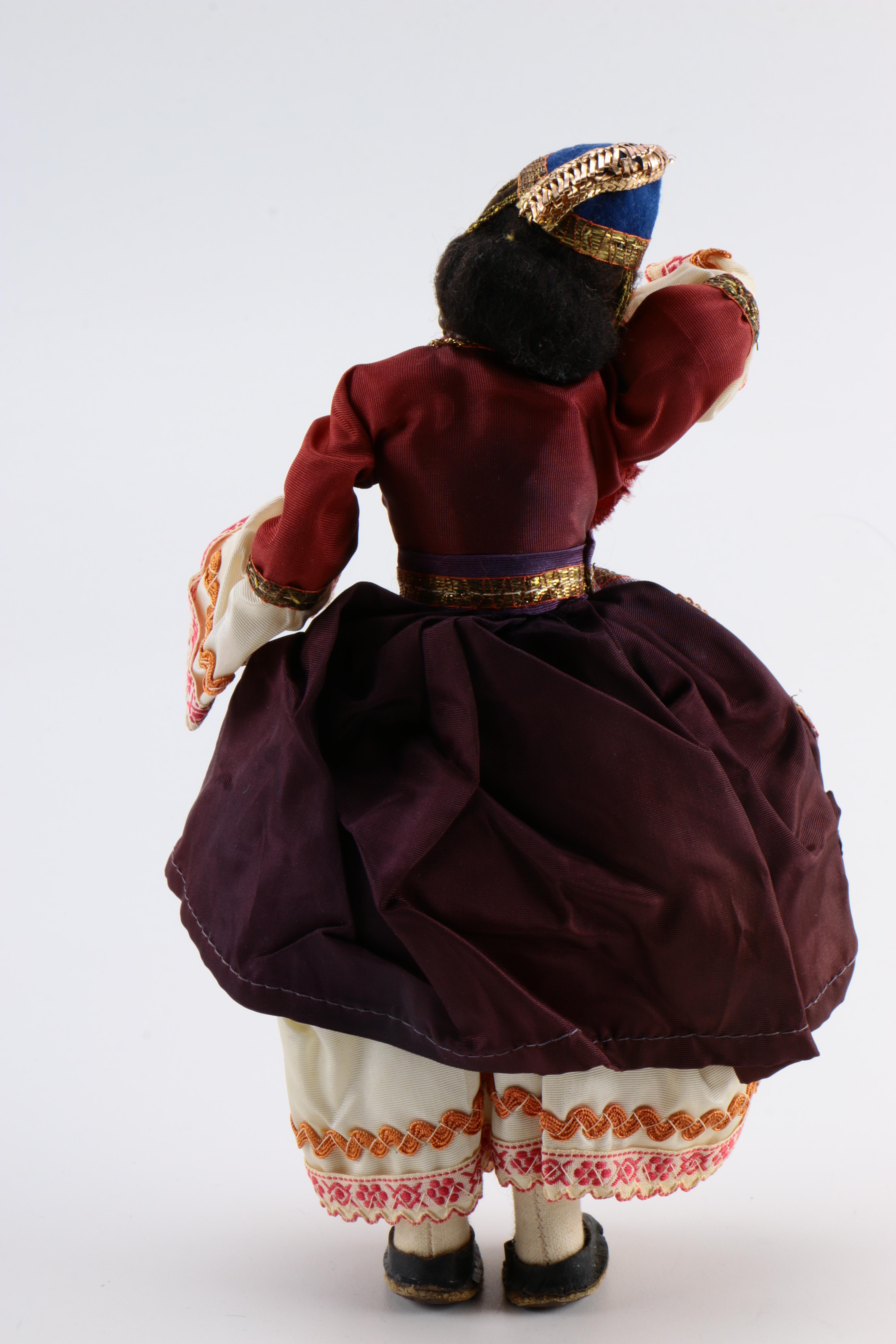 Cloth Doll in Eastern European Dress