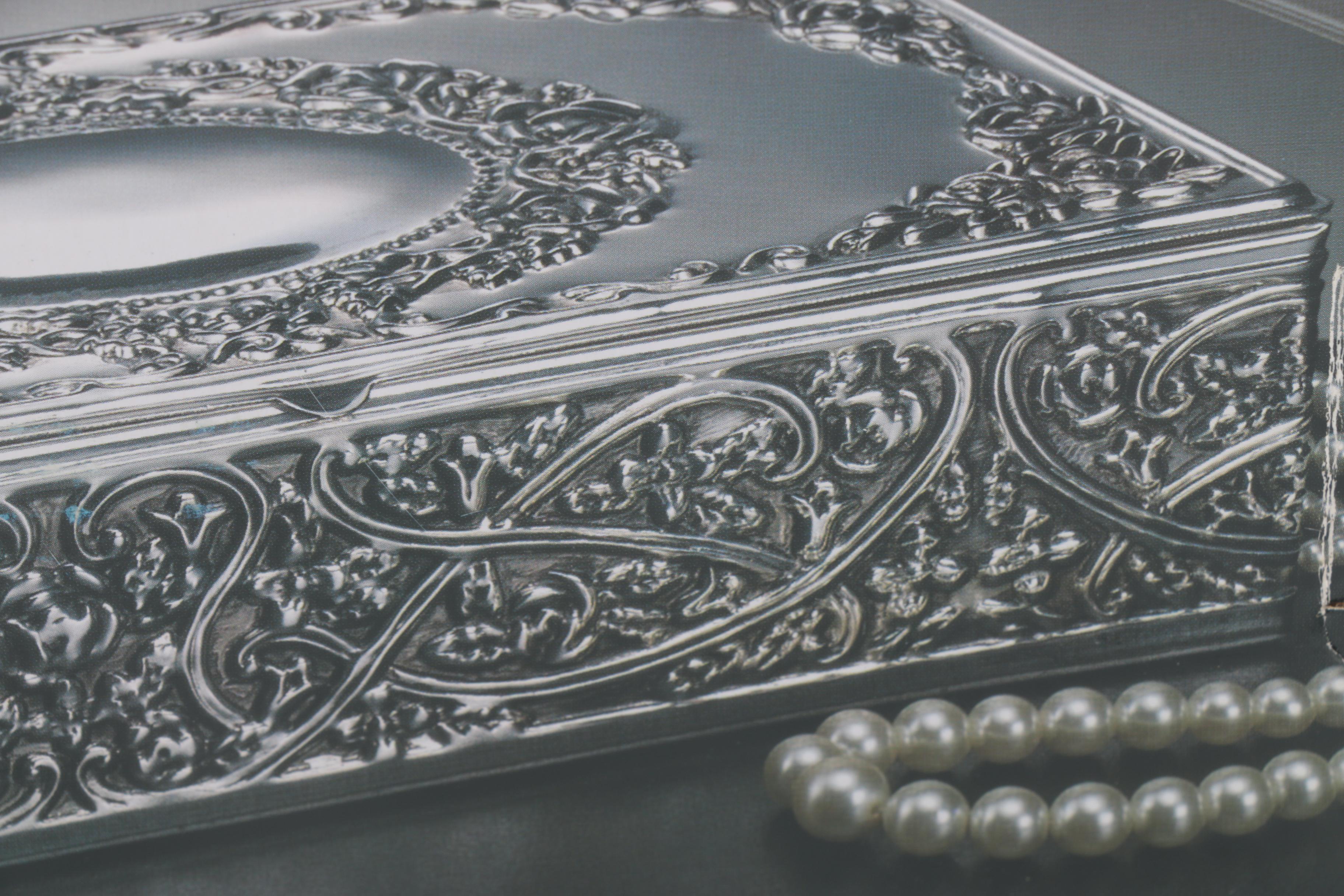 Silver Plated Victorian Style Jewelry Box