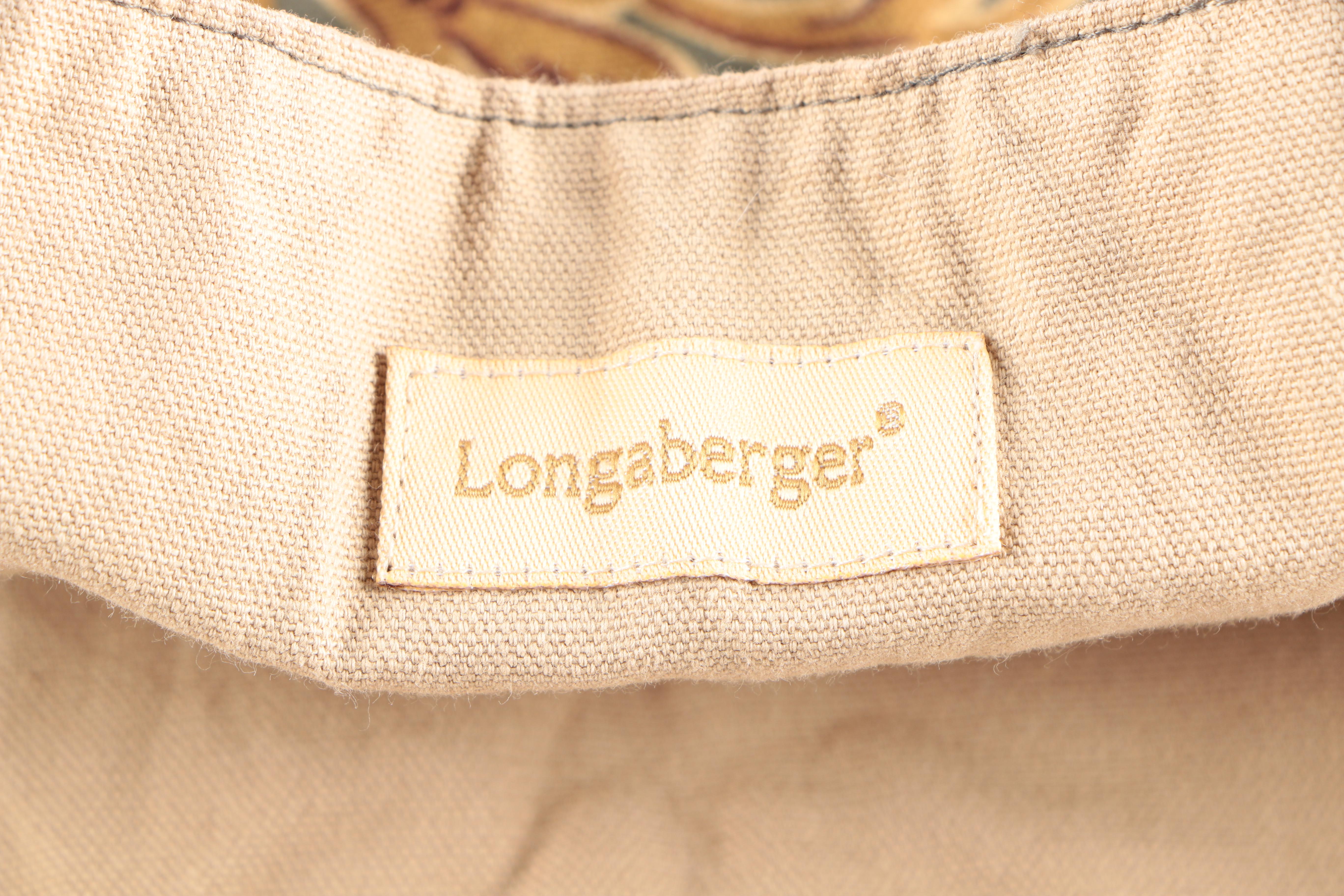 Longaberger Wallet and Hobo Bag