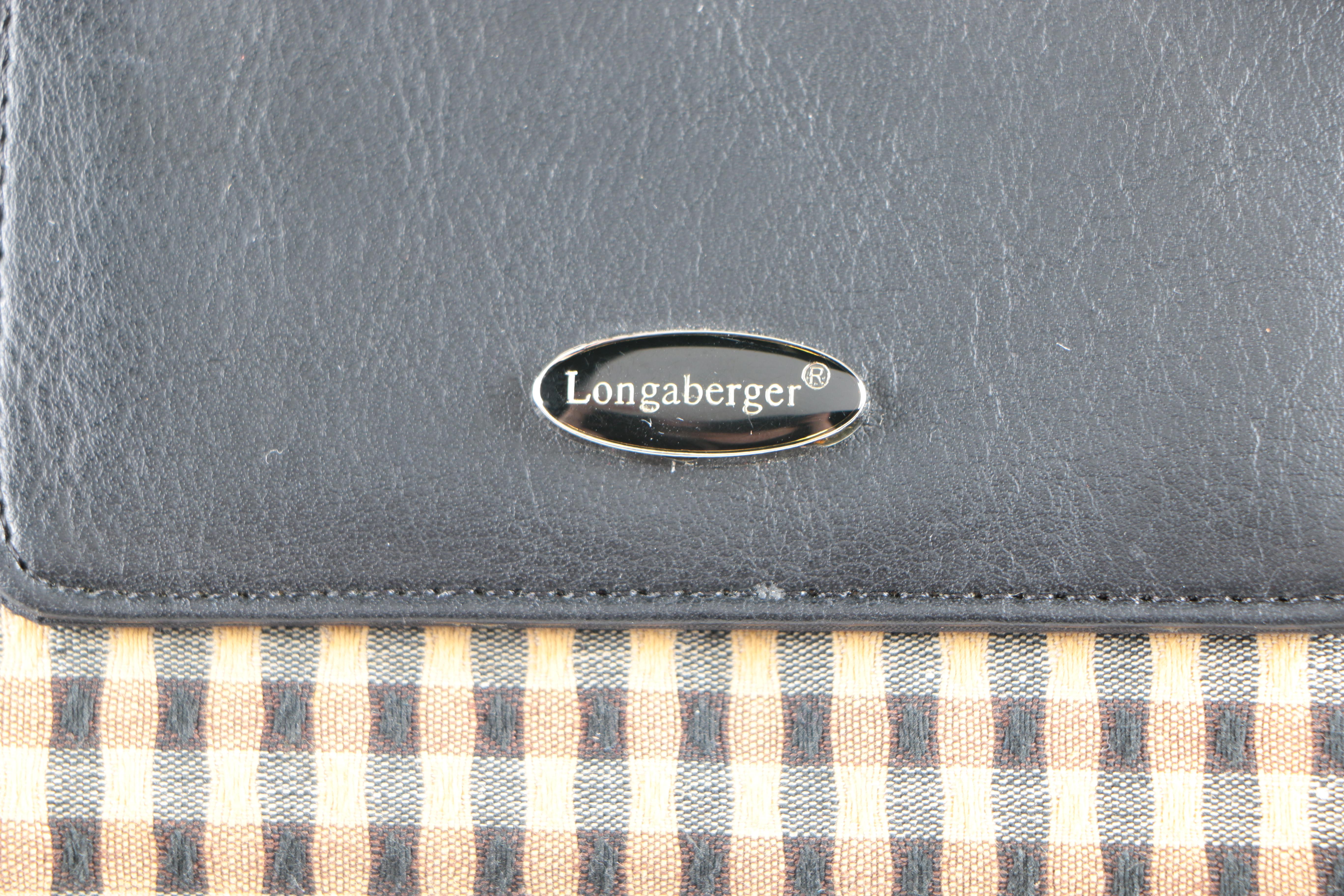 Longaberger Wallet and Hobo Bag
