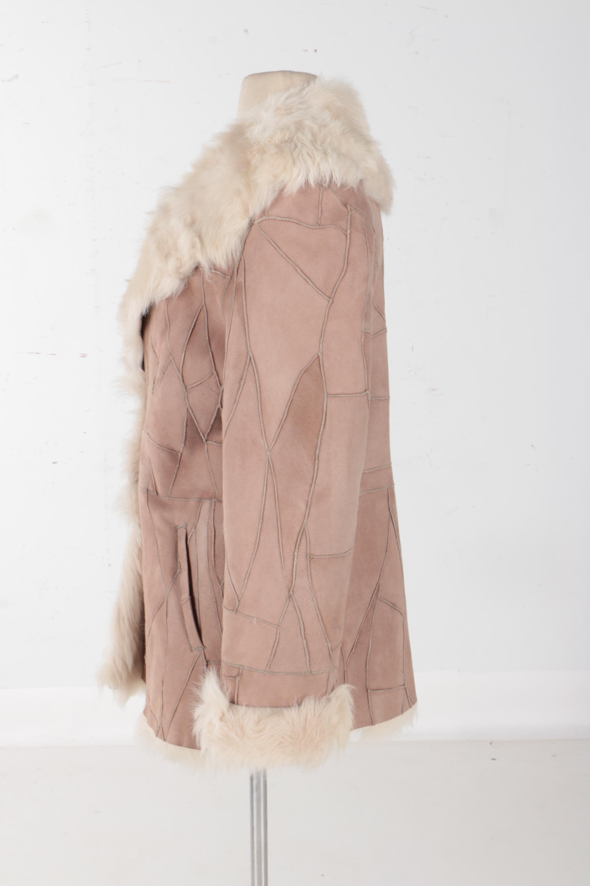 Women's Tan Shearling Jacket