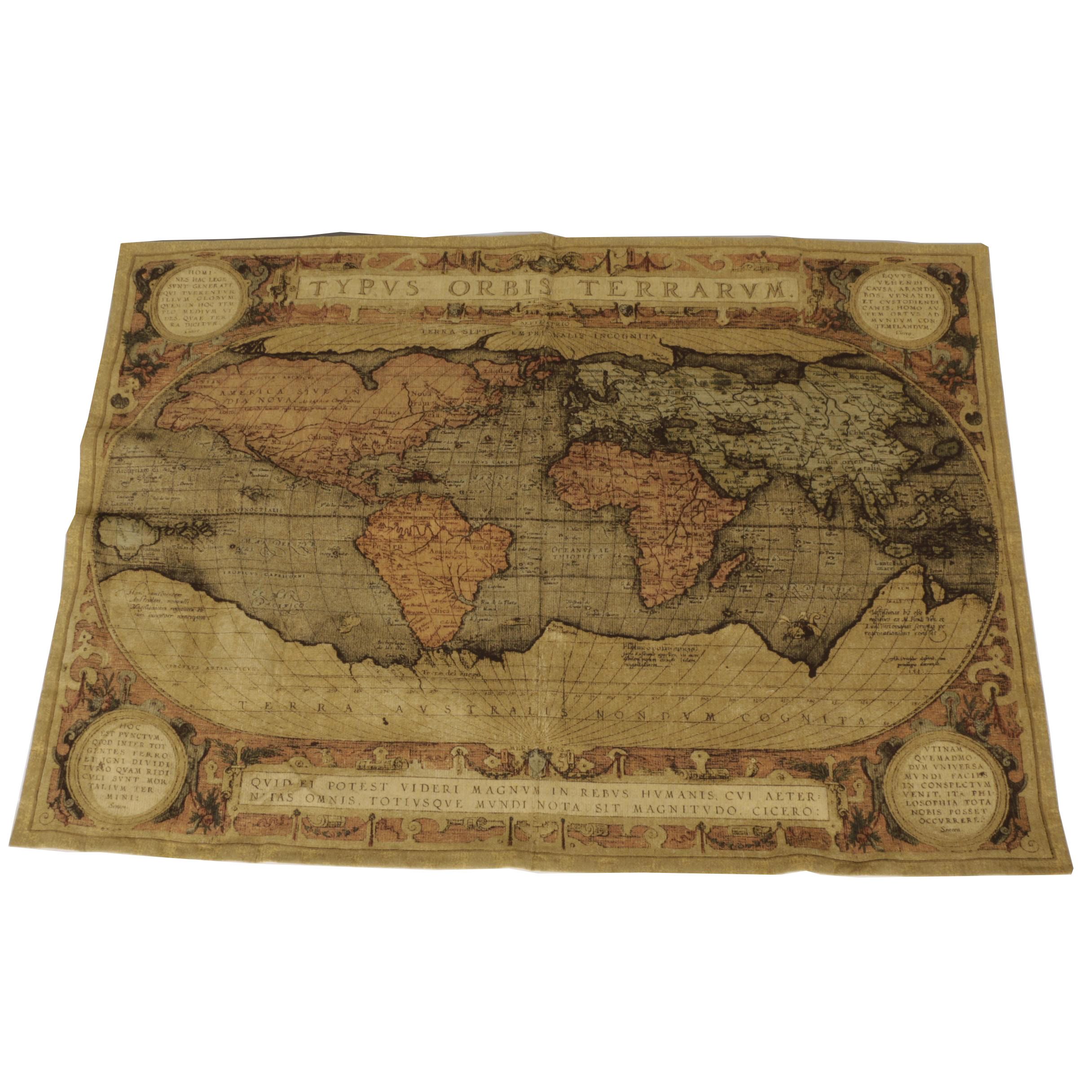 Belgian Old World Map Wall Tapestry