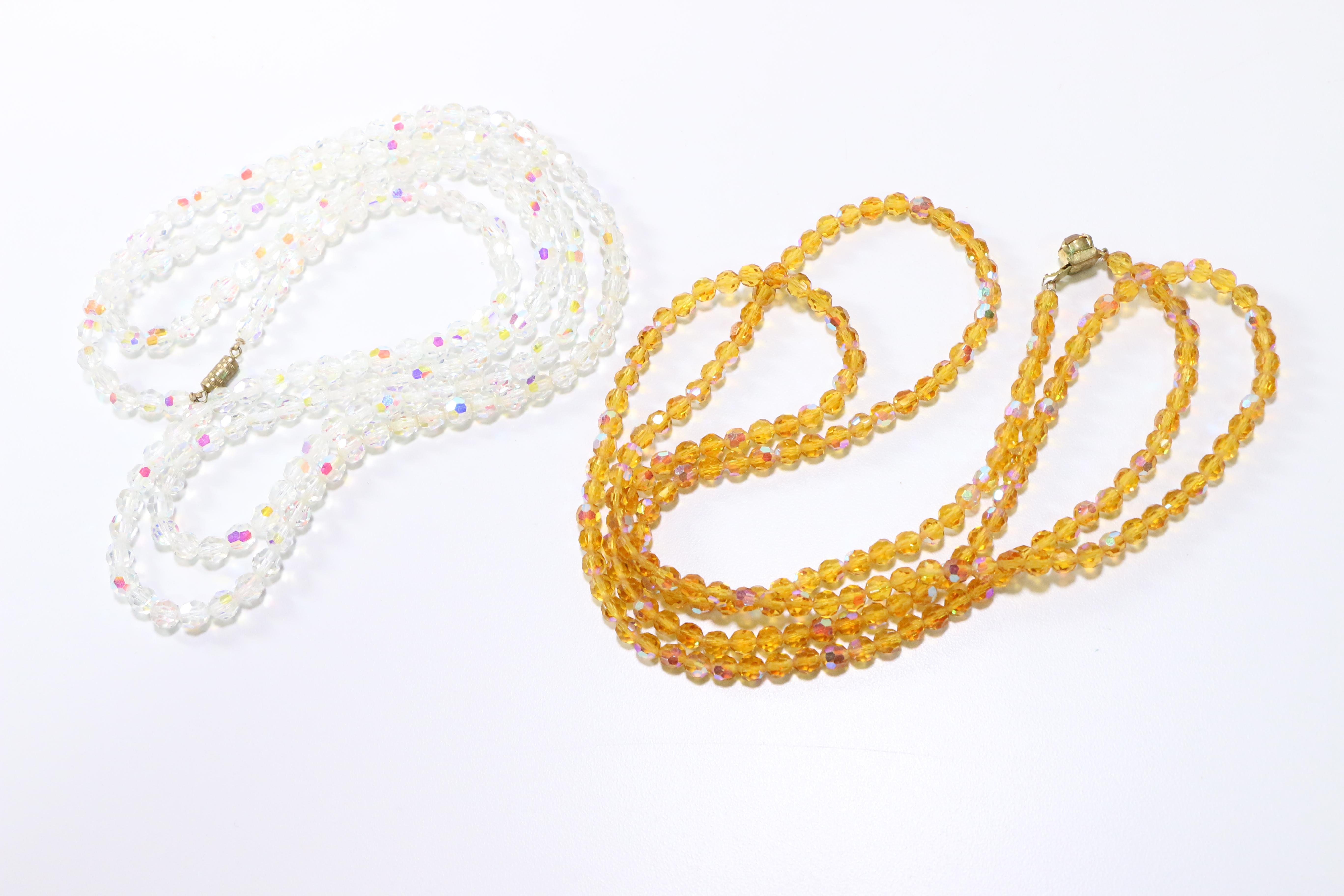 Vintage Costume Jewelry Including Beaded Necklaces