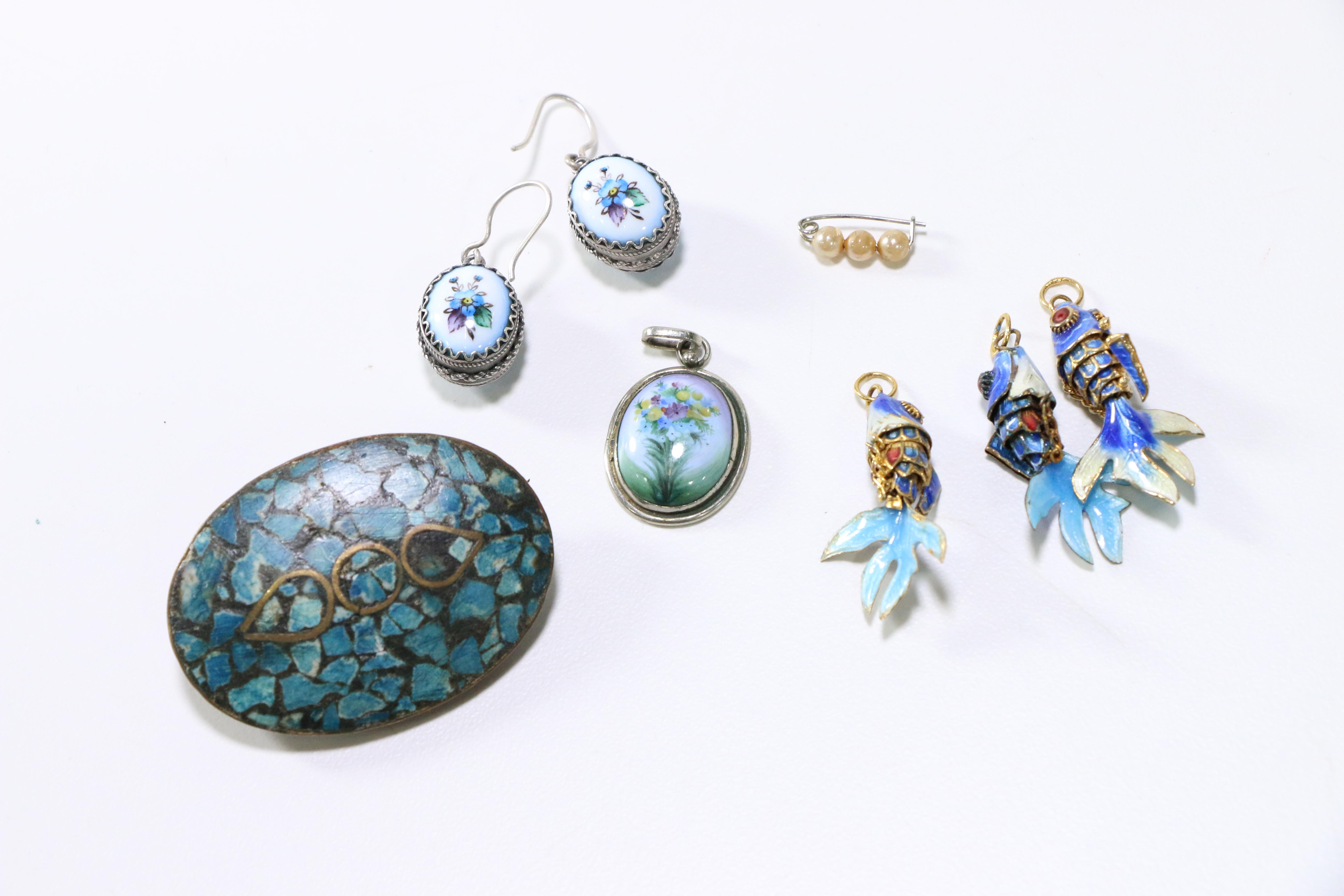 Vintage Costume Jewelry Including Beaded Necklaces