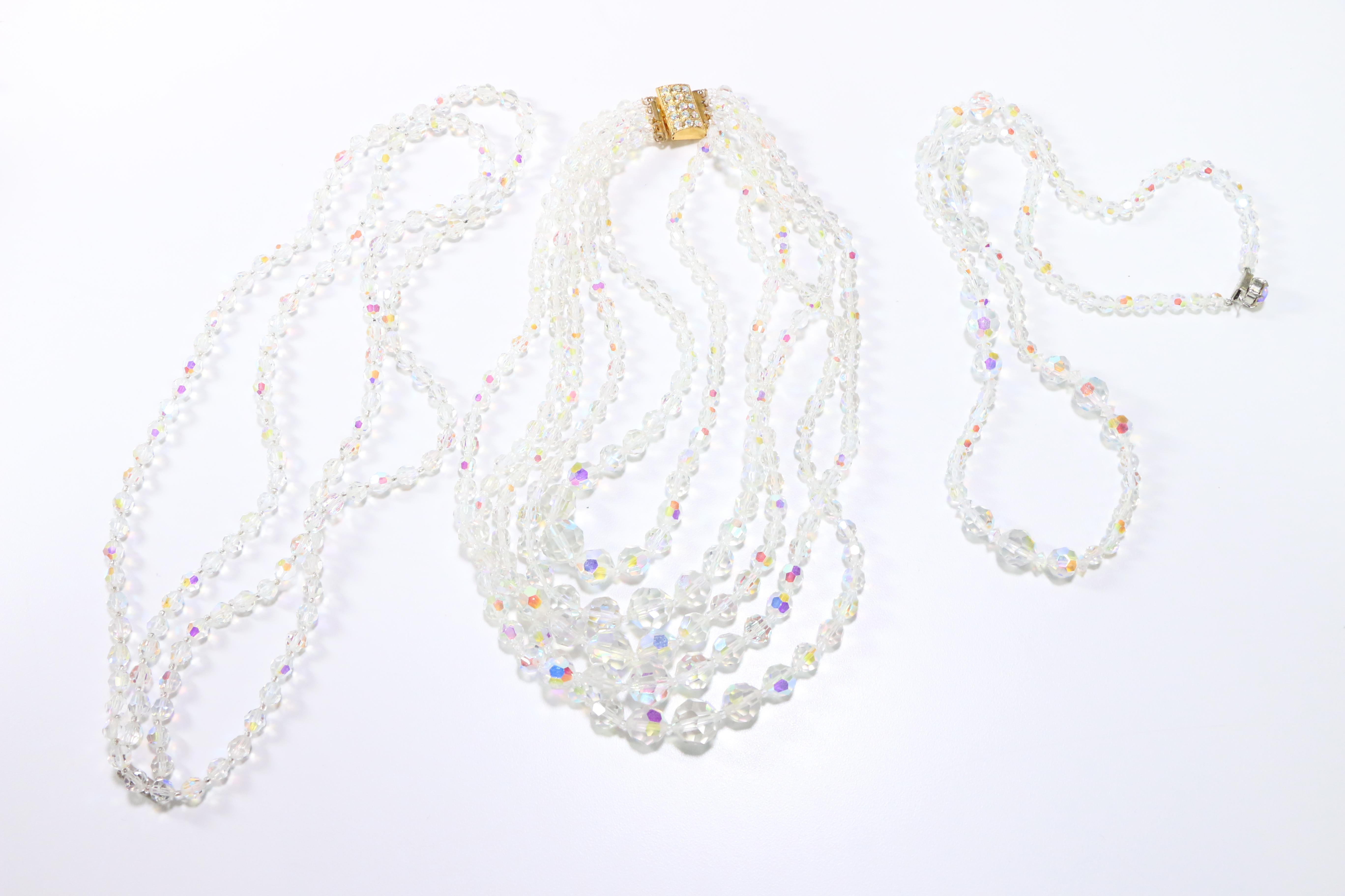 Vintage Costume Jewelry Including Beaded Necklaces