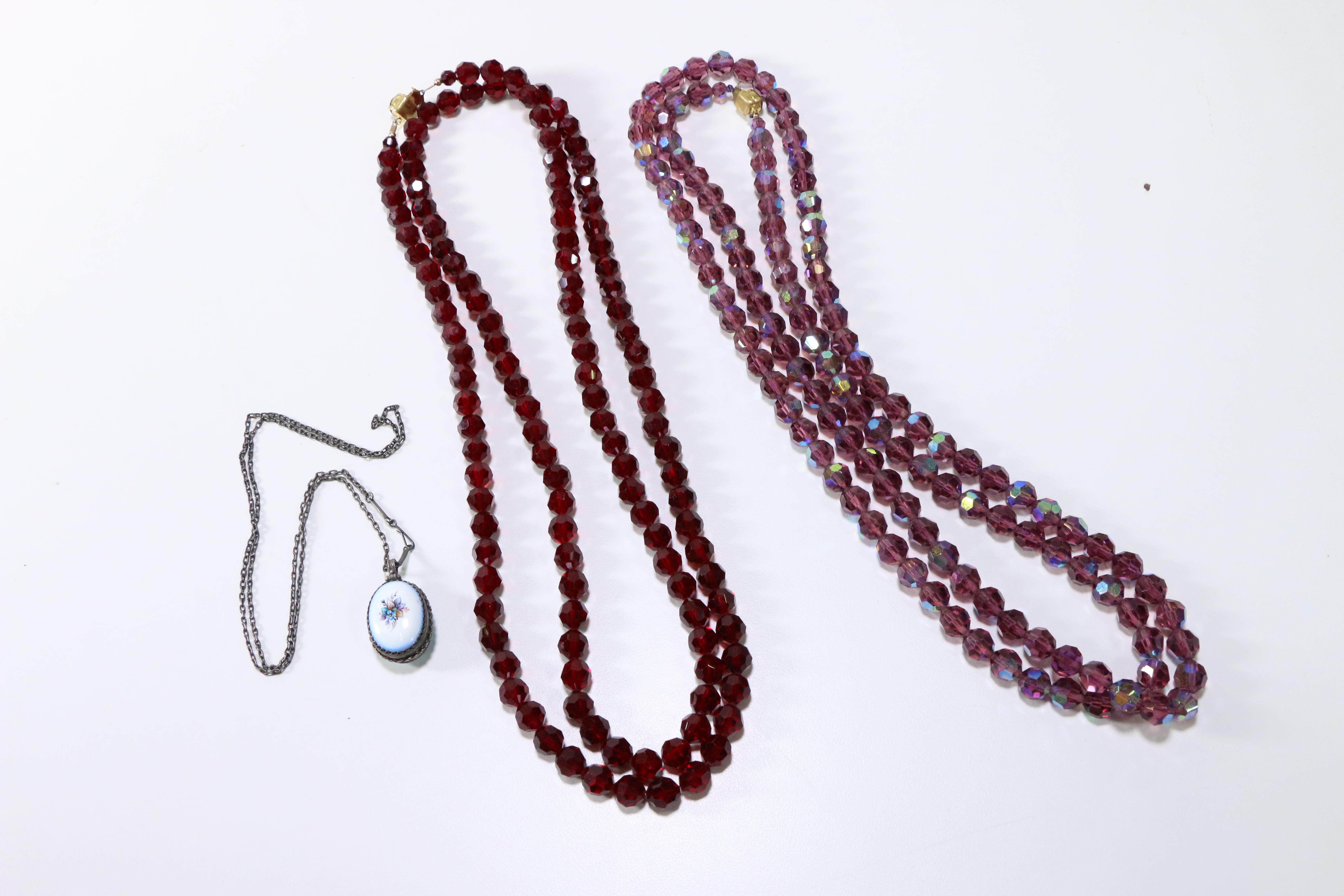 Vintage Costume Jewelry Including Beaded Necklaces