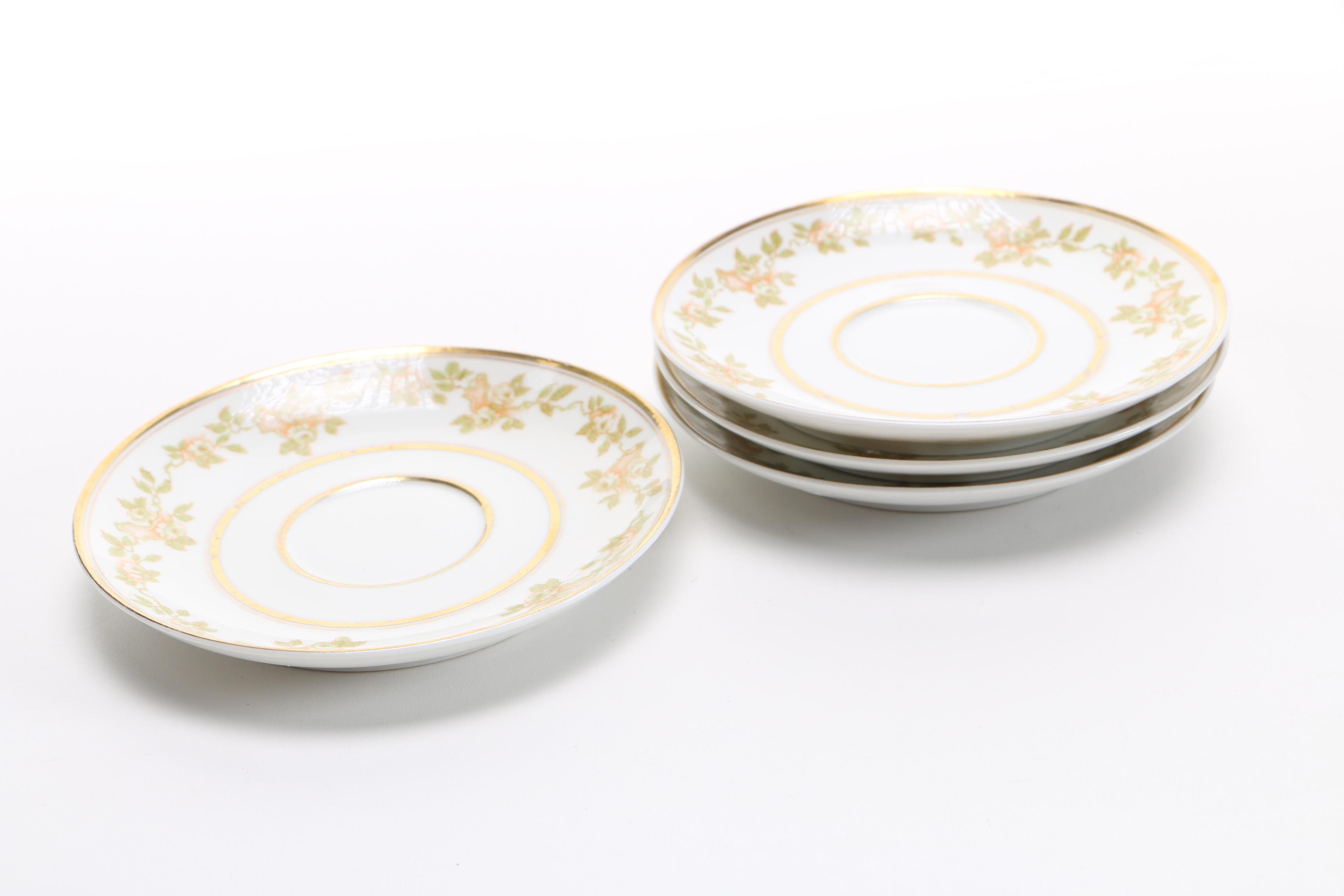 Antique C.H. Field Haviland Limoges Porcelain Hot Chocolate Set