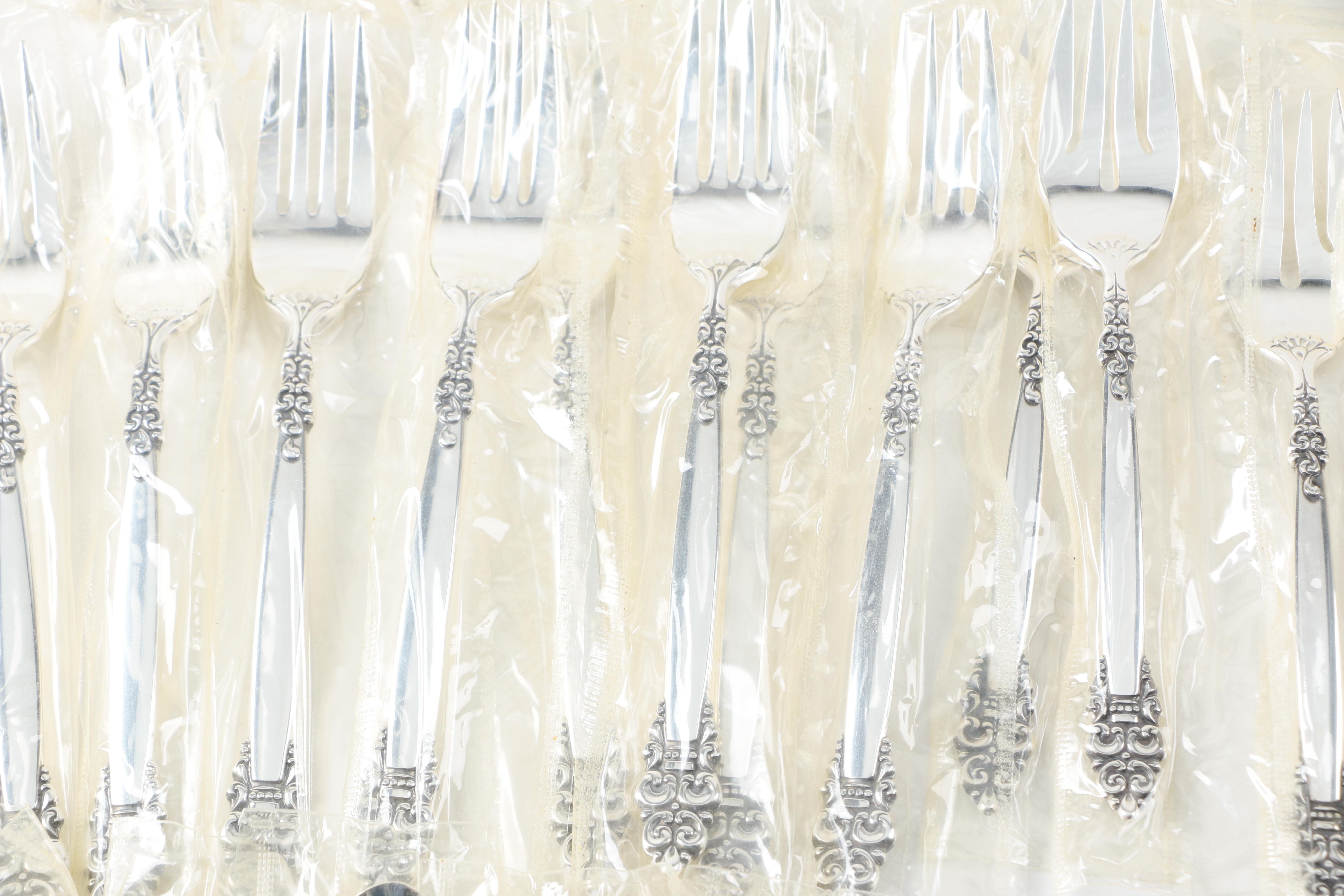 Community Silver Plate "Spanish Crown" Flatware Set