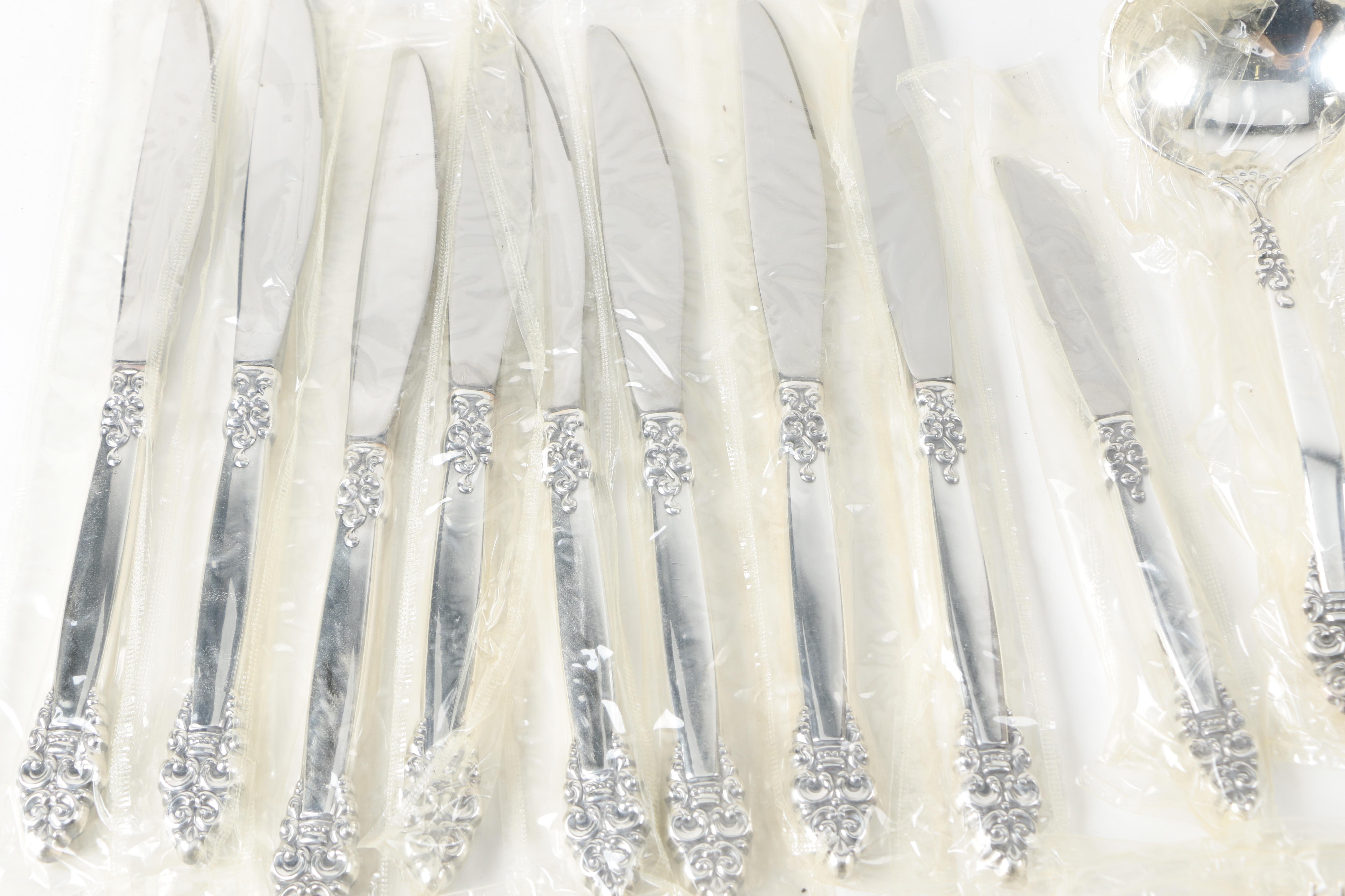 Community Silver Plate "Spanish Crown" Flatware Set